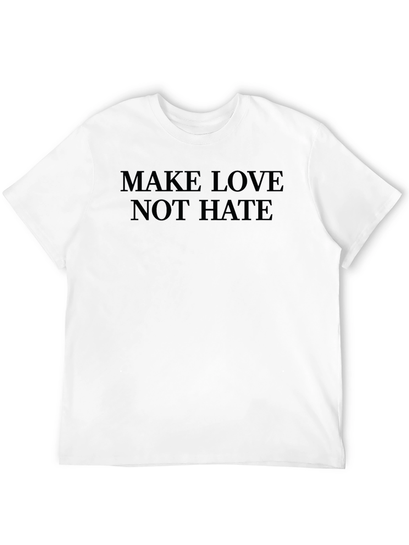 Make Love Not Hate Black T-Shirt