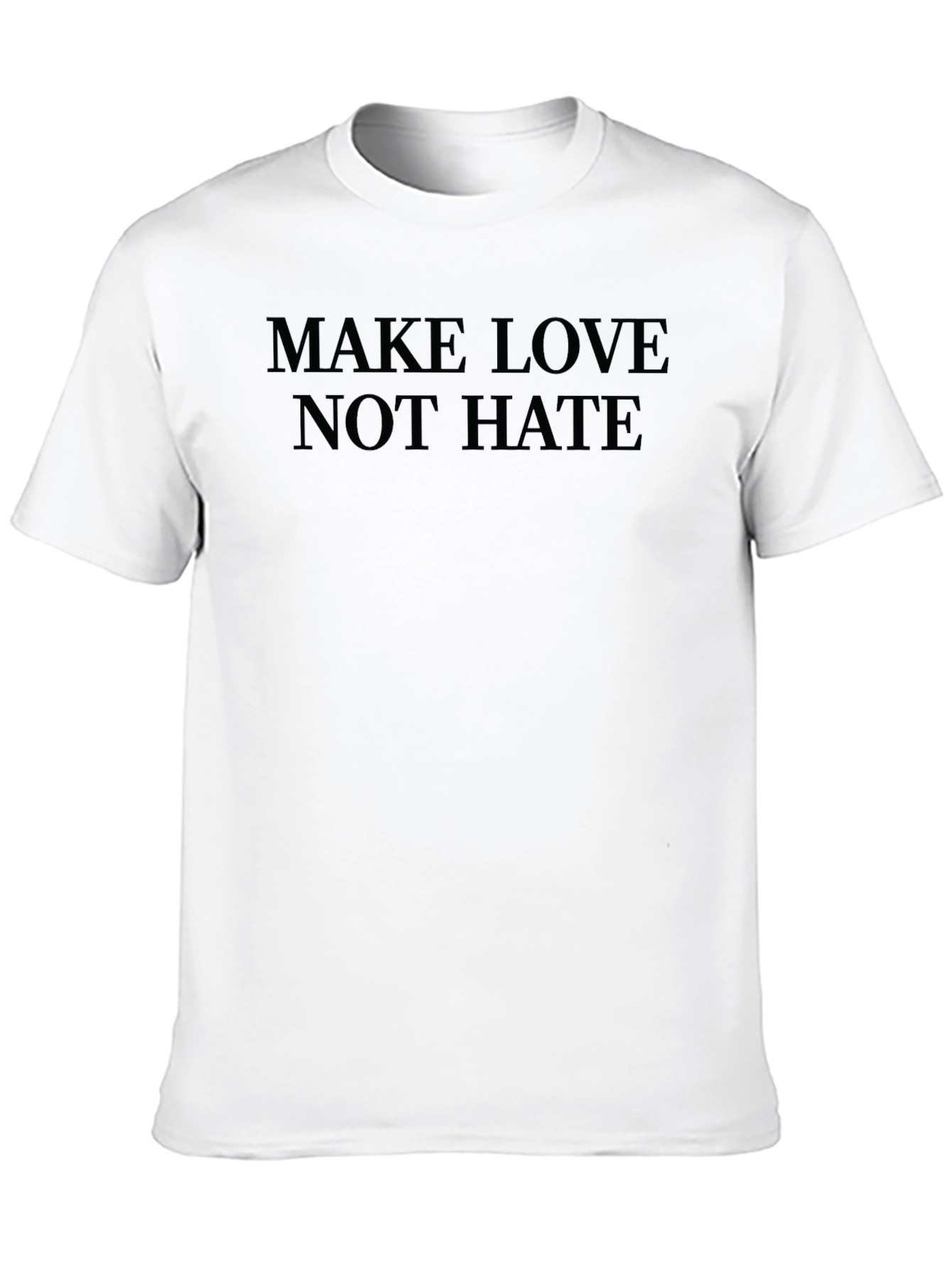 Make Love Not Hate Black T-Shirt