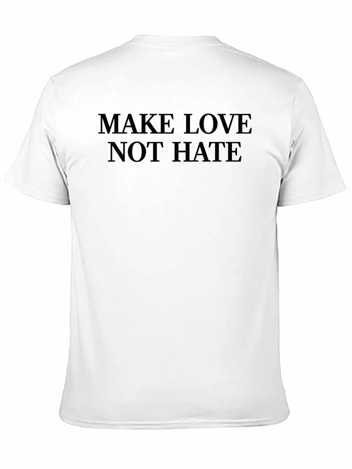 Make Love Not Hate Black T-Shirt