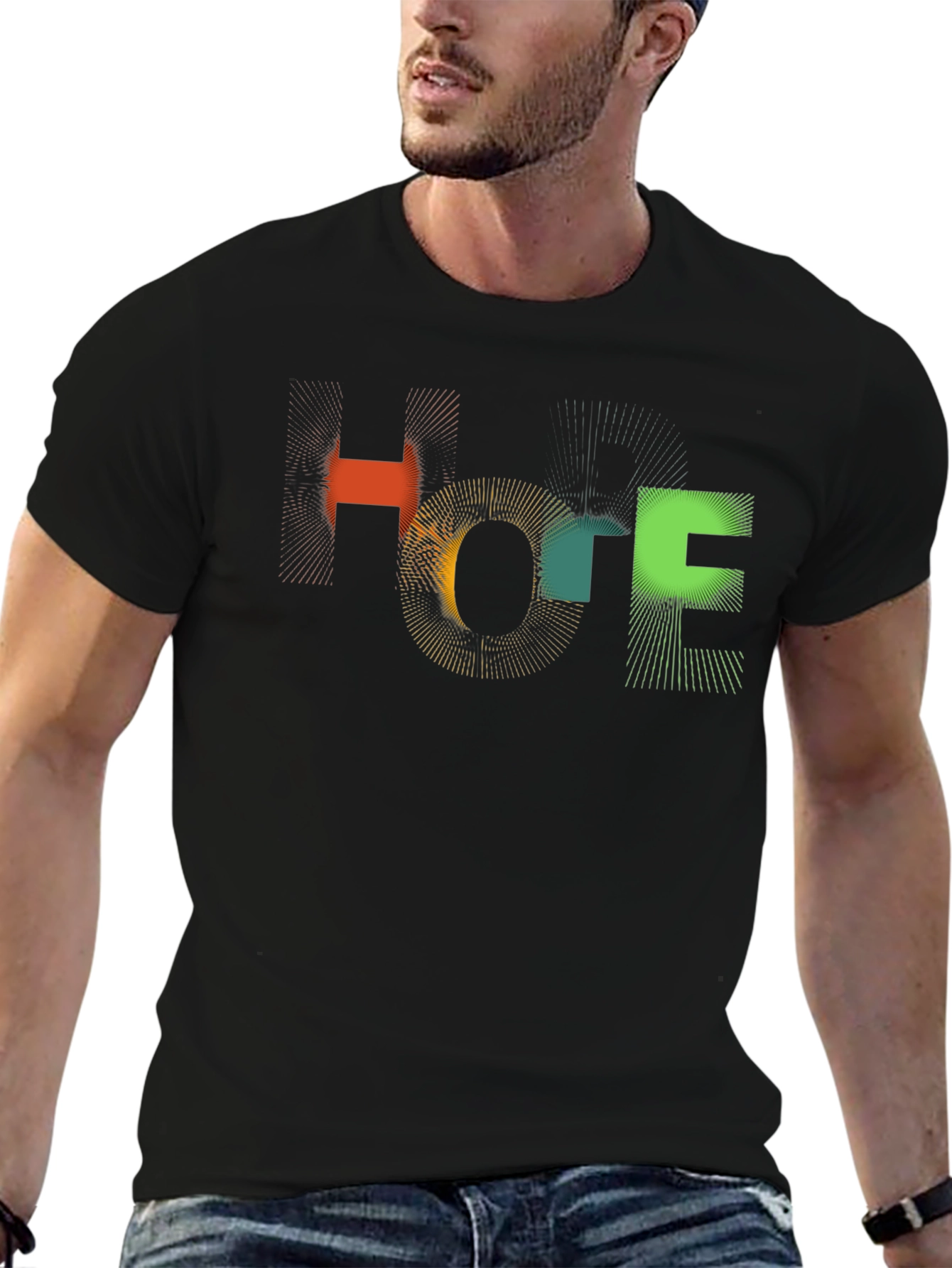 Hope Graphic Black T-Shirt