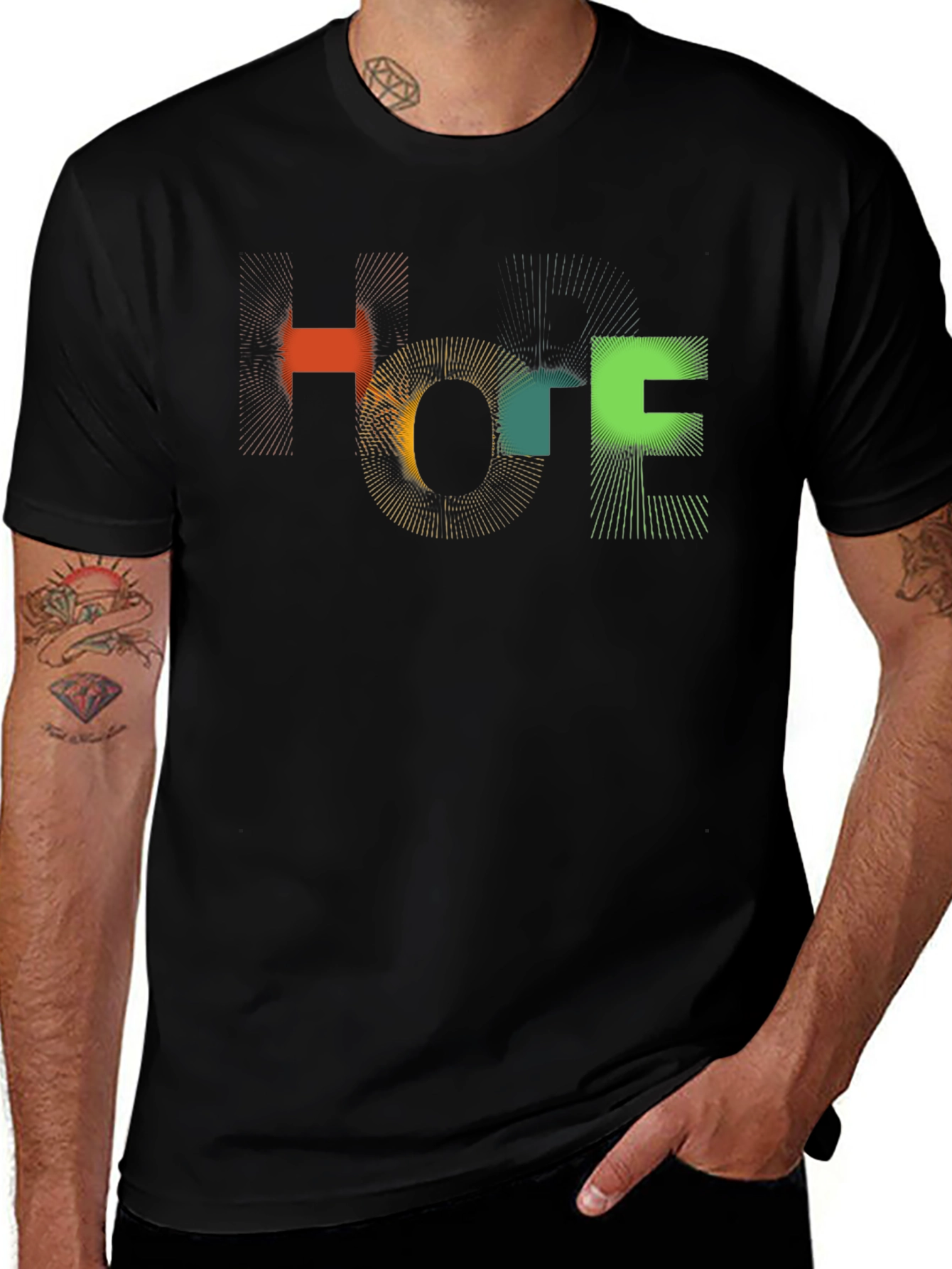 Hope Graphic Black T-Shirt