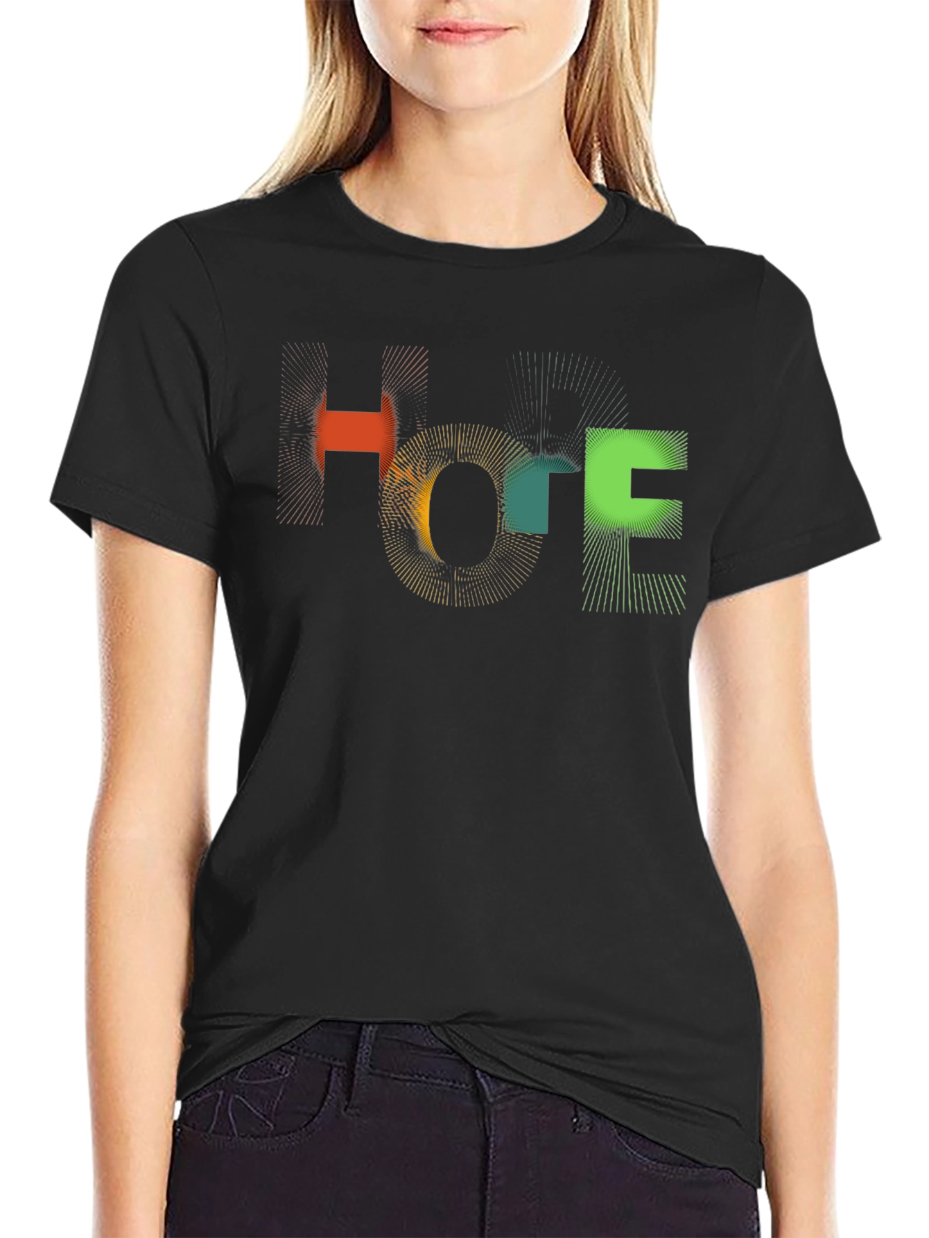 Hope Graphic Black T-Shirt