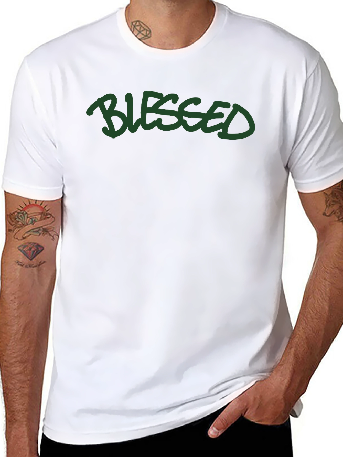 Blessed Graphic Tee - Mens Casual T-Shirt