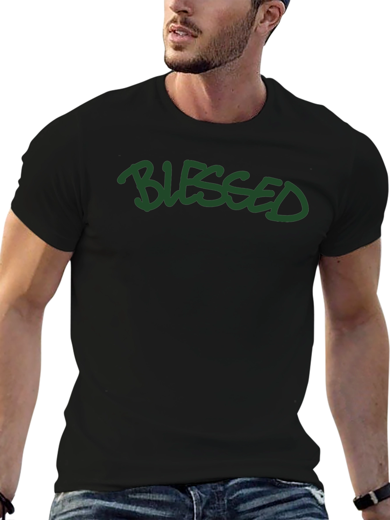 Blessed Graphic Tee - Mens Casual T-Shirt