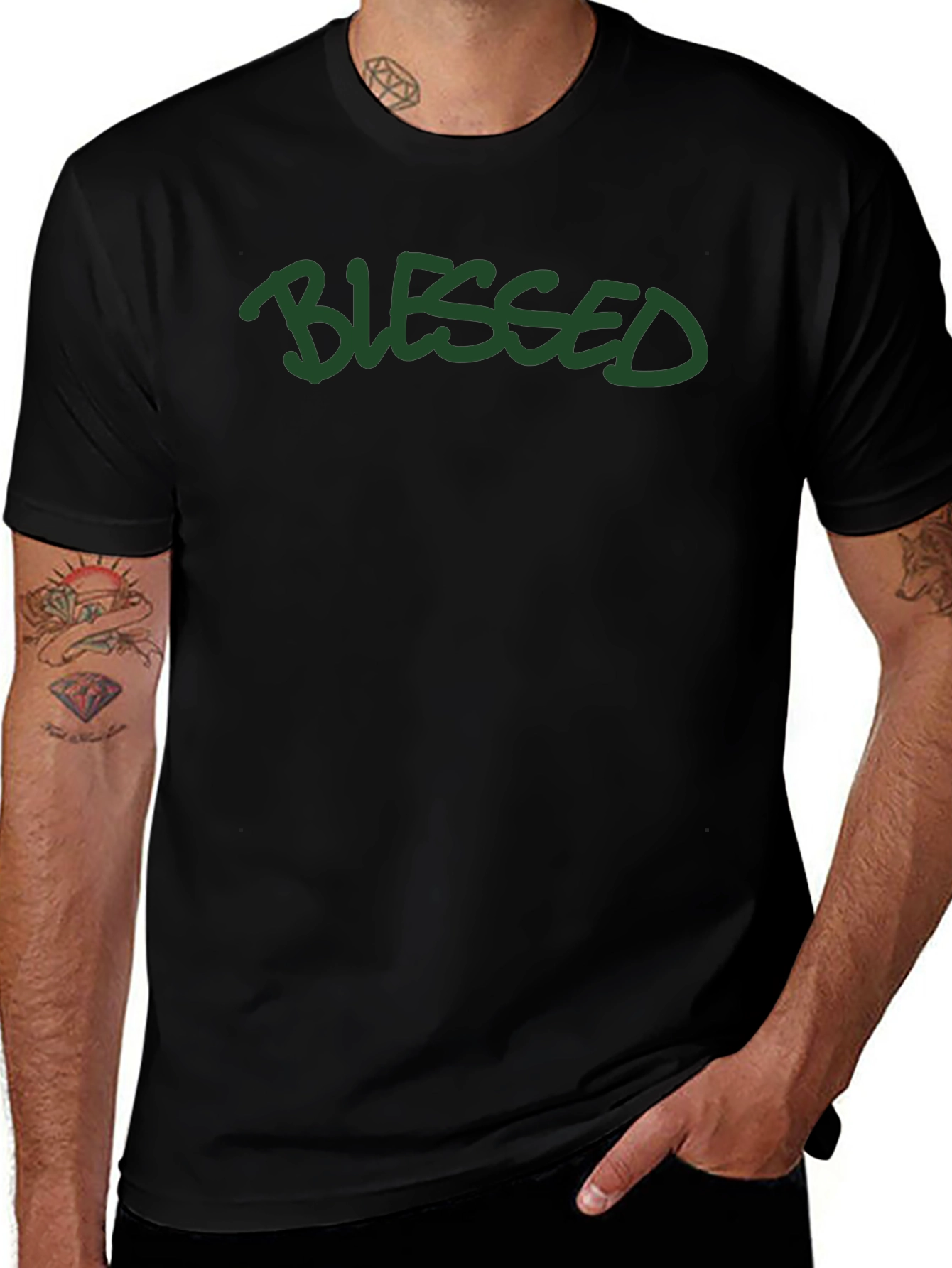 Blessed Graphic Tee - Mens Casual T-Shirt