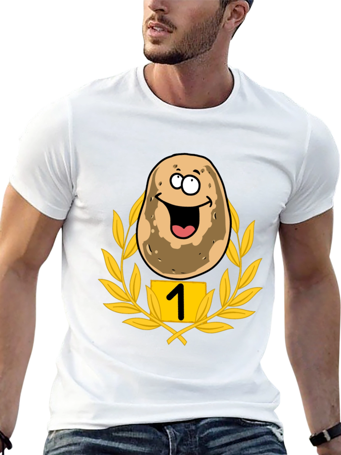 Funny Number One Potato T-Shirt