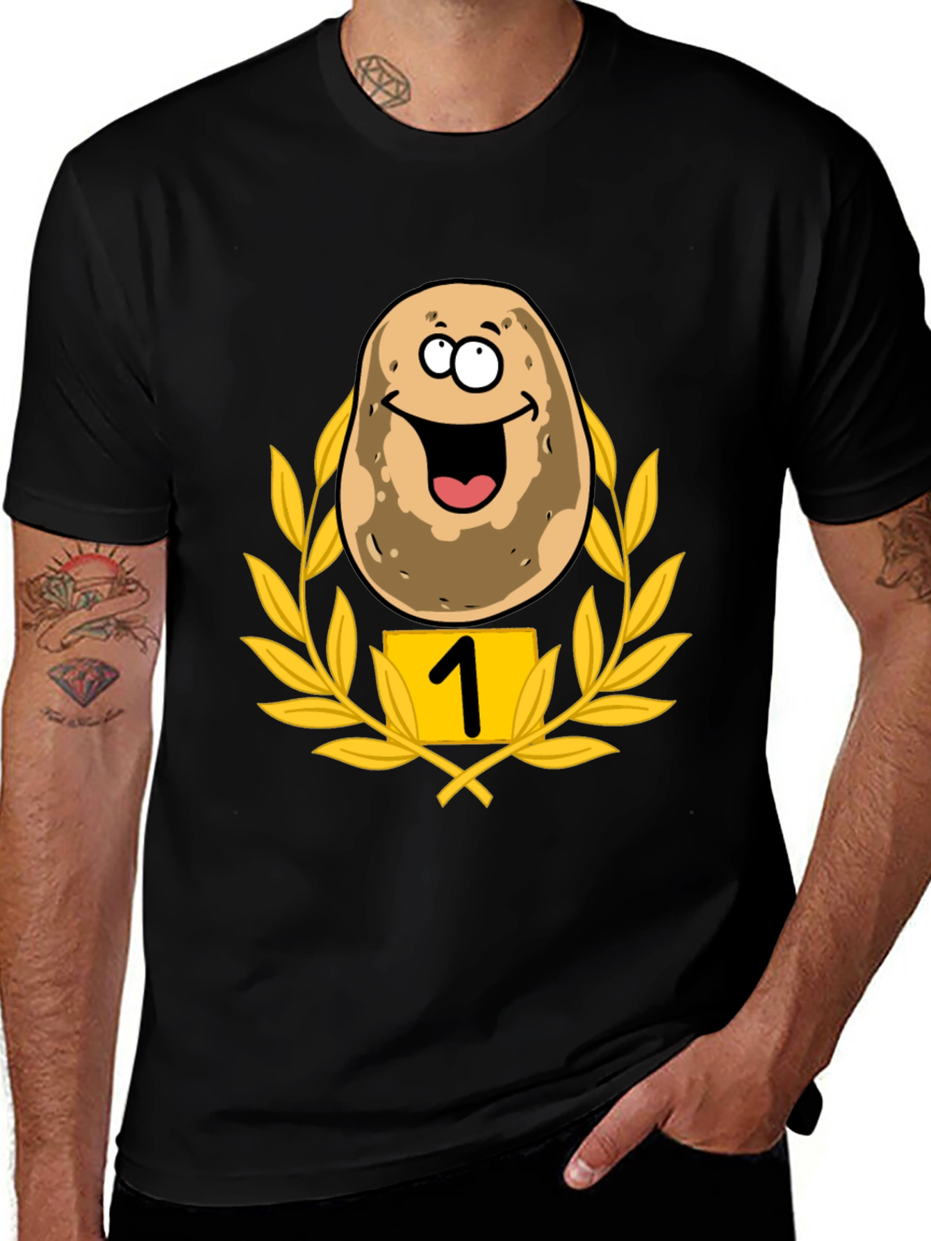 Funny Number One Potato T-Shirt