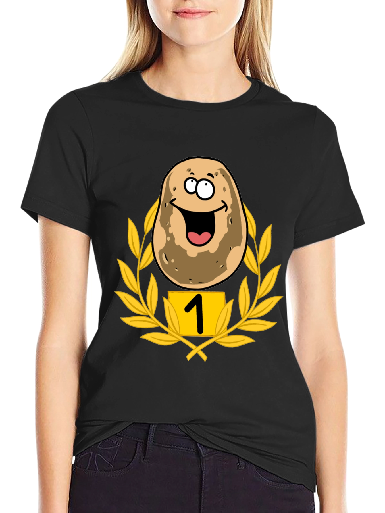 Funny Number One Potato T-Shirt