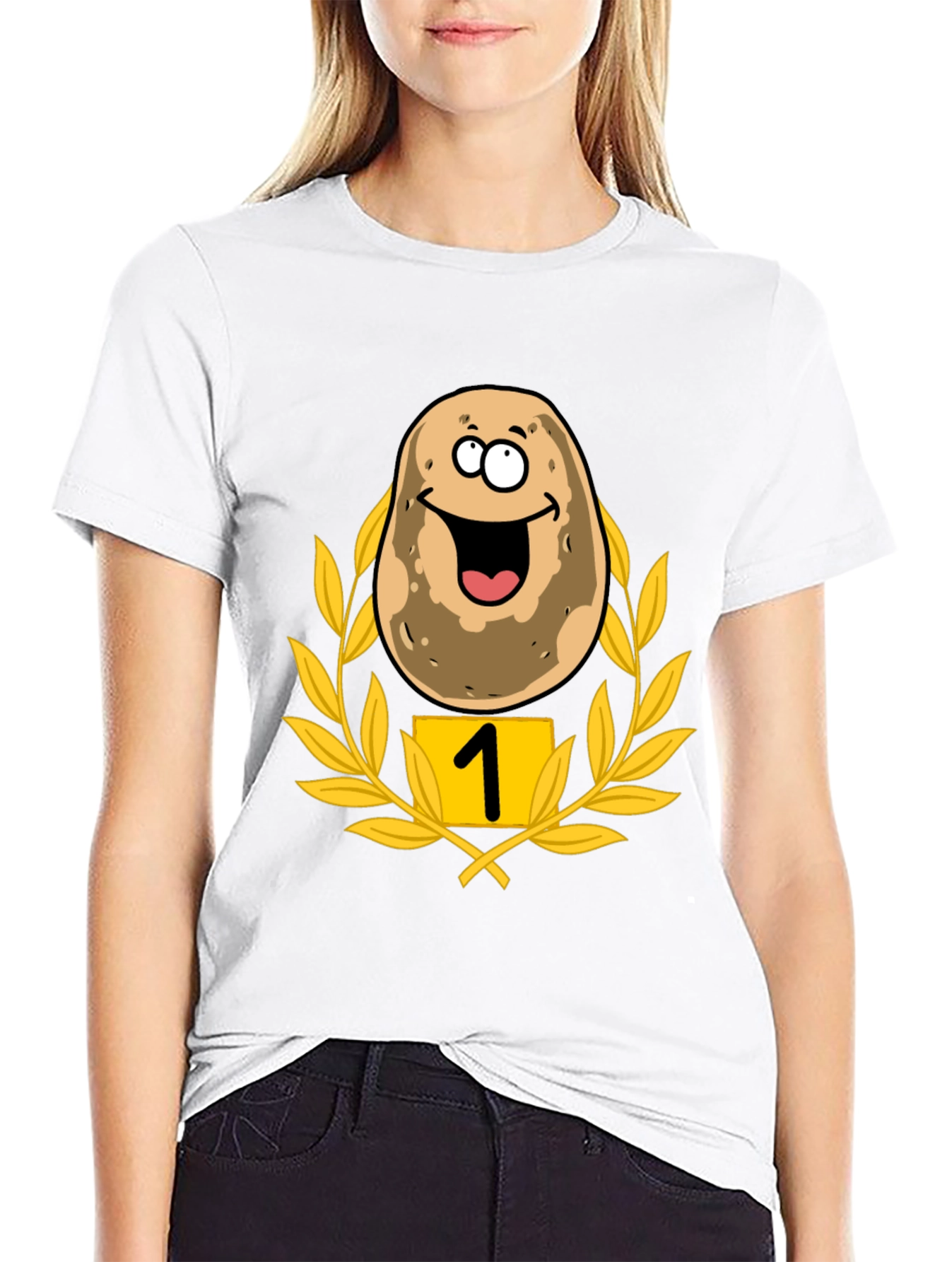 Funny Number One Potato T-Shirt
