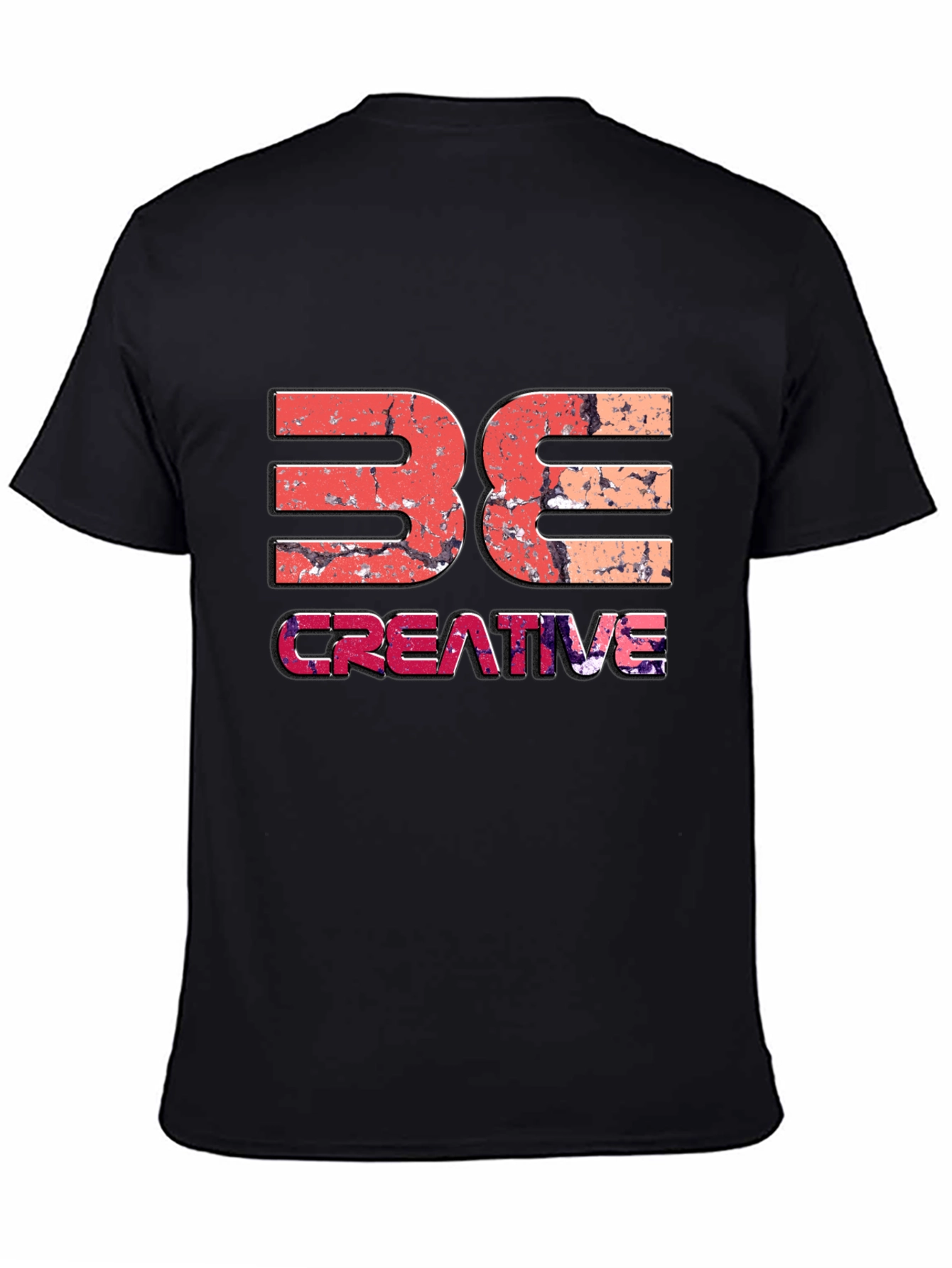 Be Creative Graphic Tee - Black Unisex T-Shirt