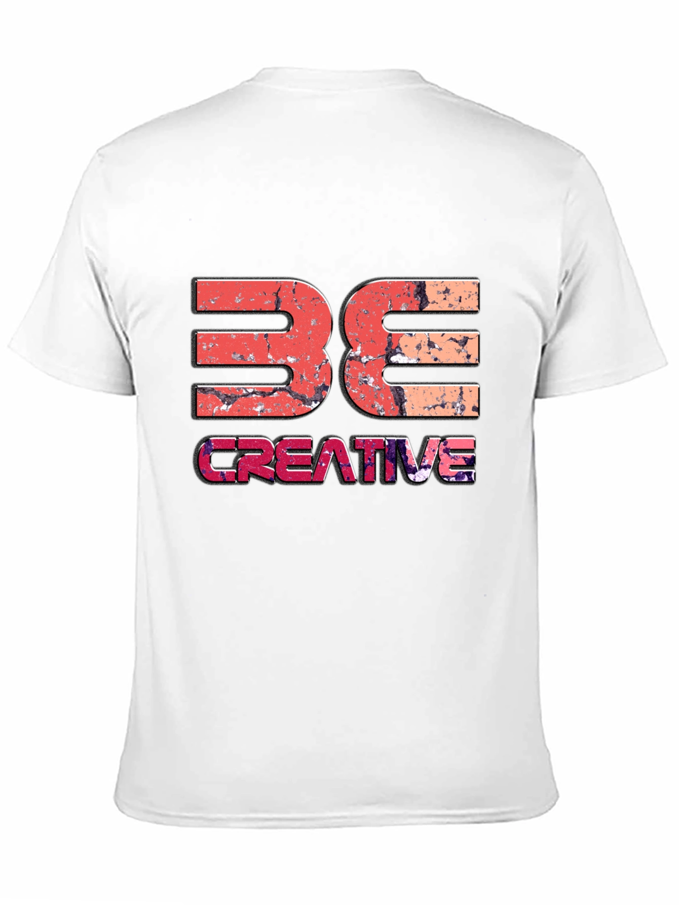 Be Creative Graphic Tee - Black Unisex T-Shirt