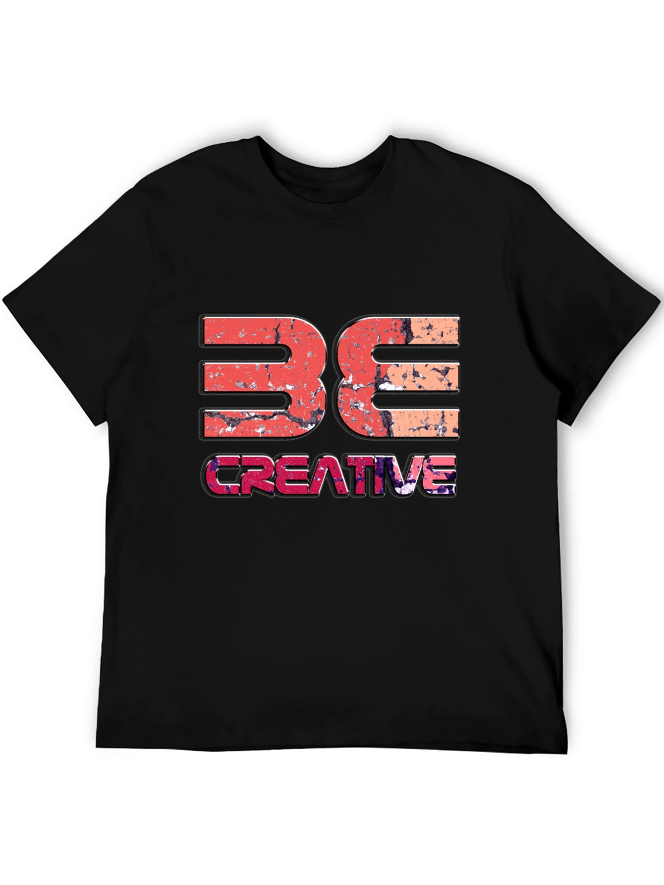 Be Creative Graphic Tee - Black Unisex T-Shirt