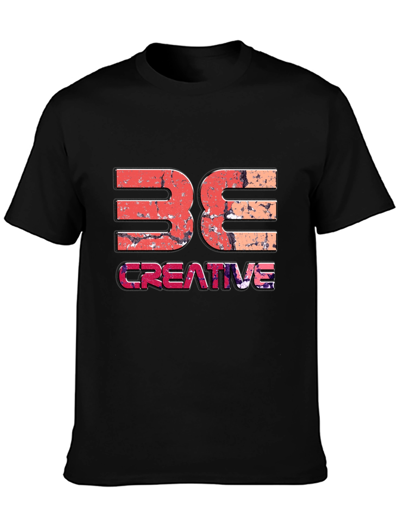Be Creative Graphic Tee - Black Unisex T-Shirt