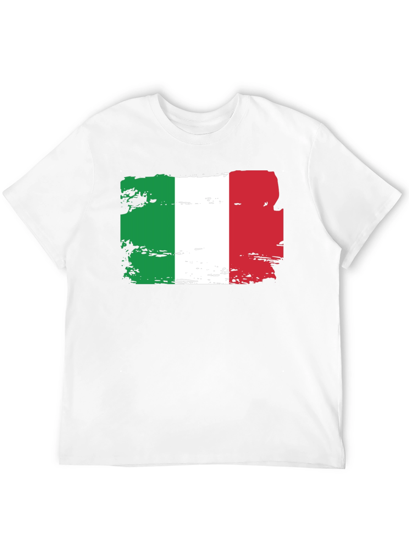 Italian Flag Graphic Tee - Black