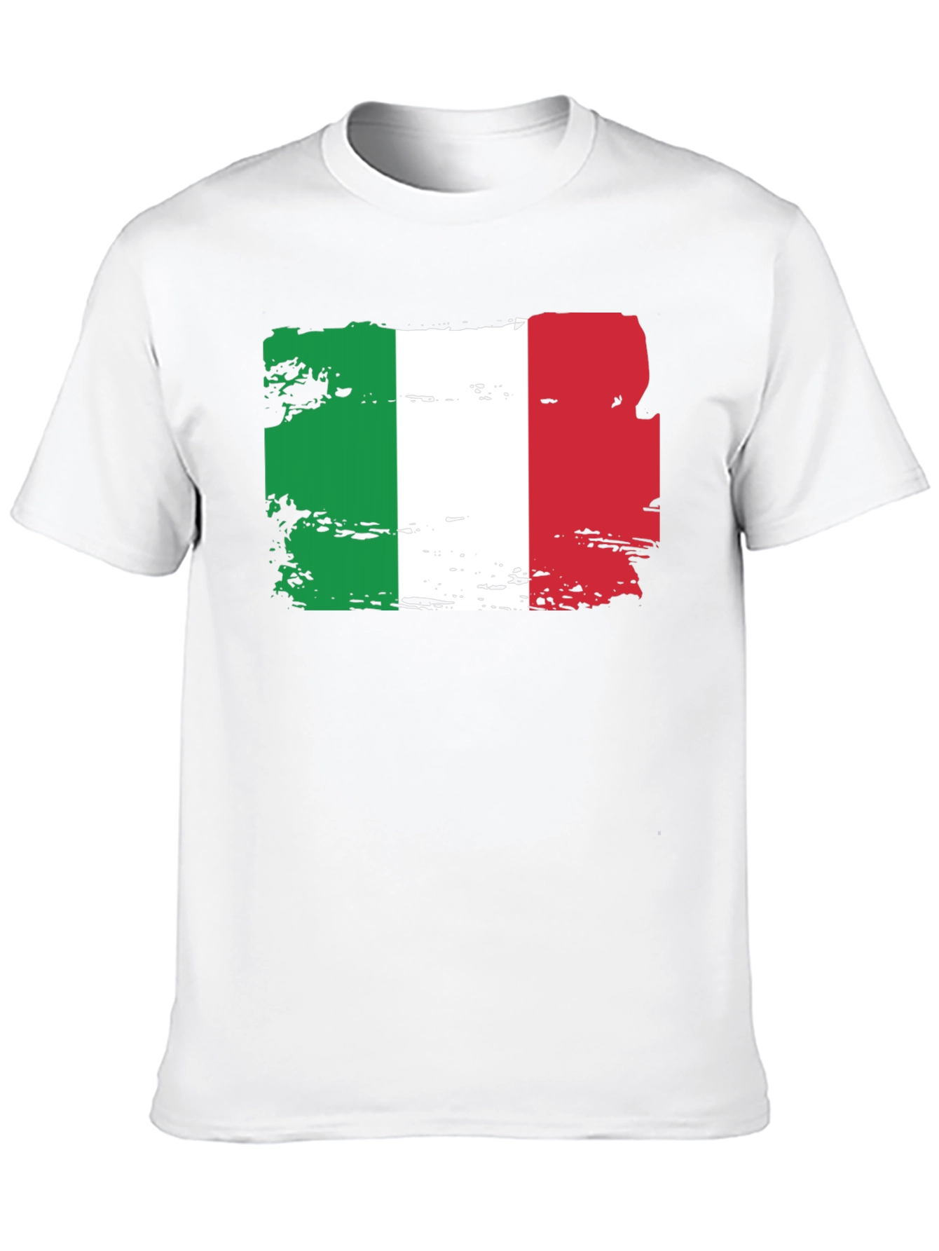 Italian Flag Graphic Tee - Black