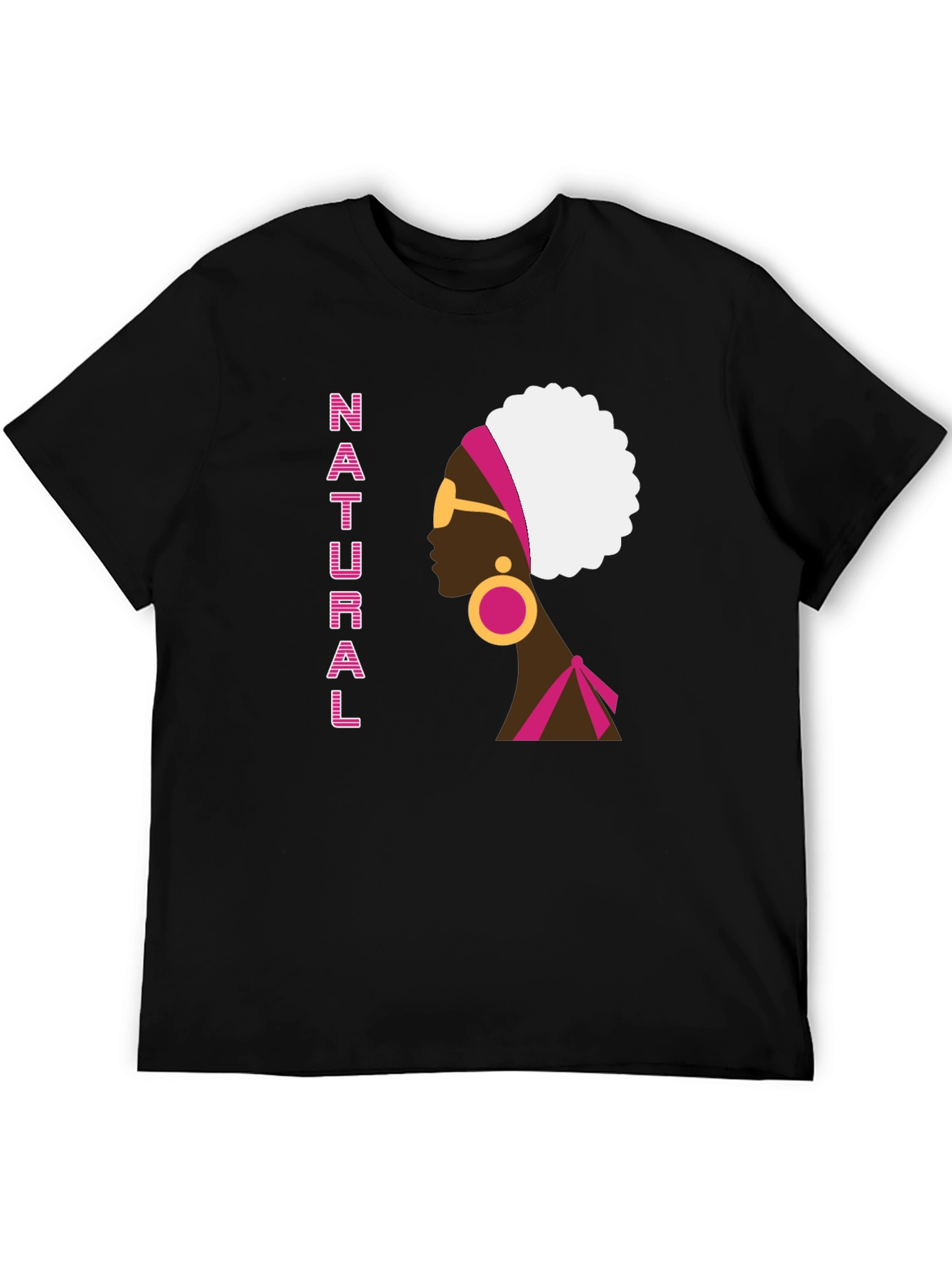 Natural Afro Black T-Shirt for Women