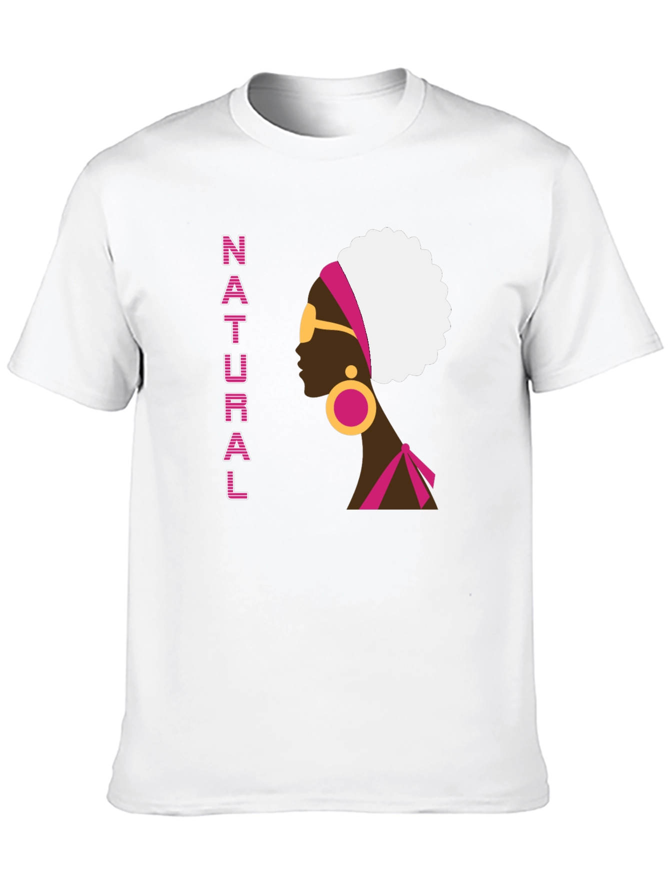 Natural Afro Black T-Shirt for Women