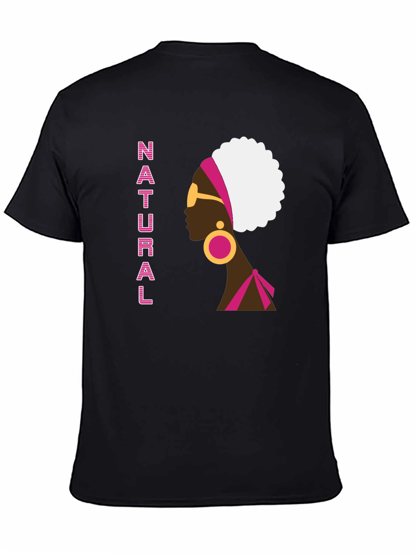 Natural Afro Black T-Shirt for Women