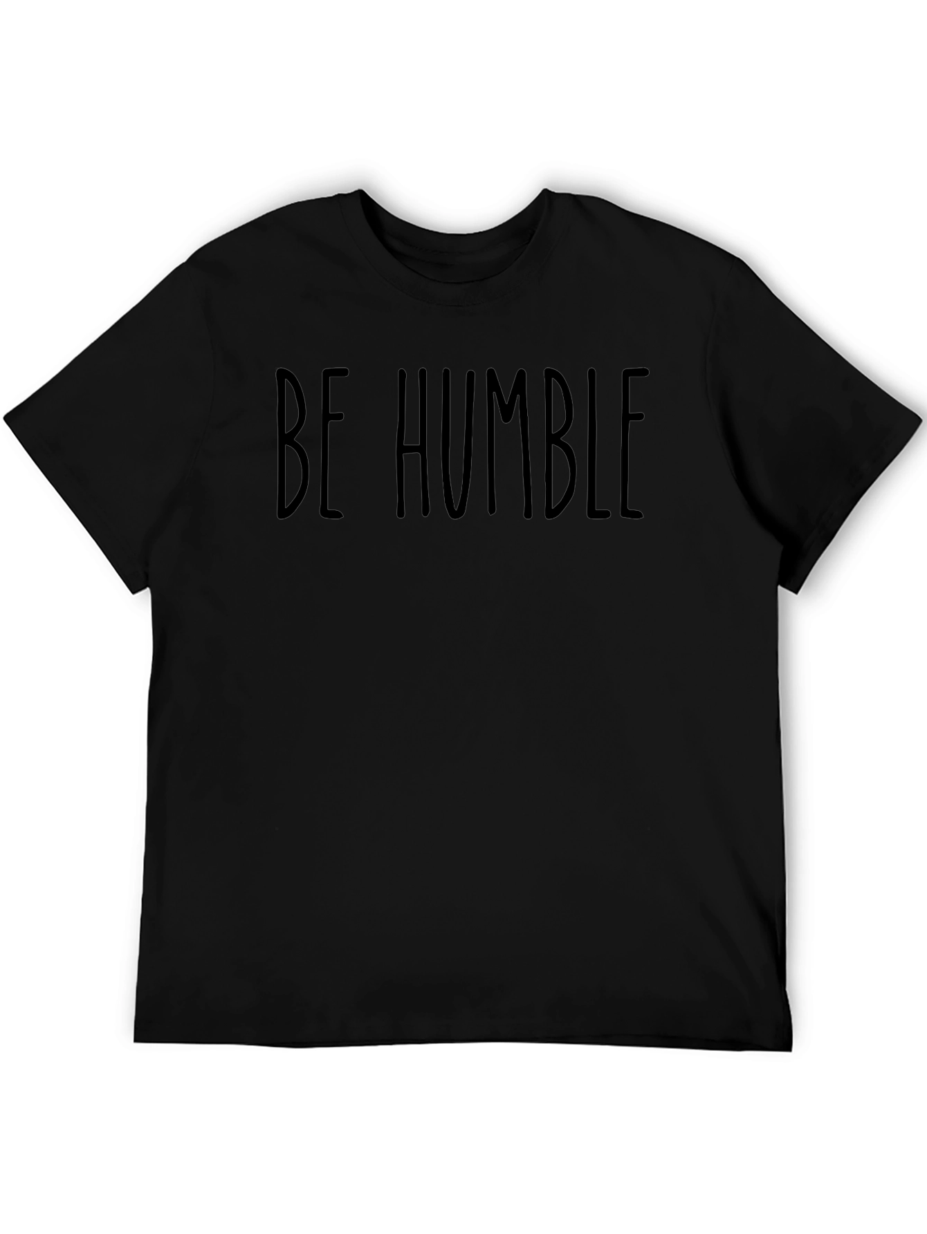 Be Humble Black Graphic T-Shirt