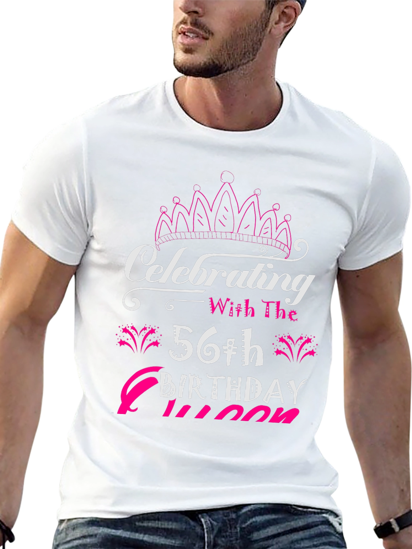 56th Birthday Queen Black T-Shirt