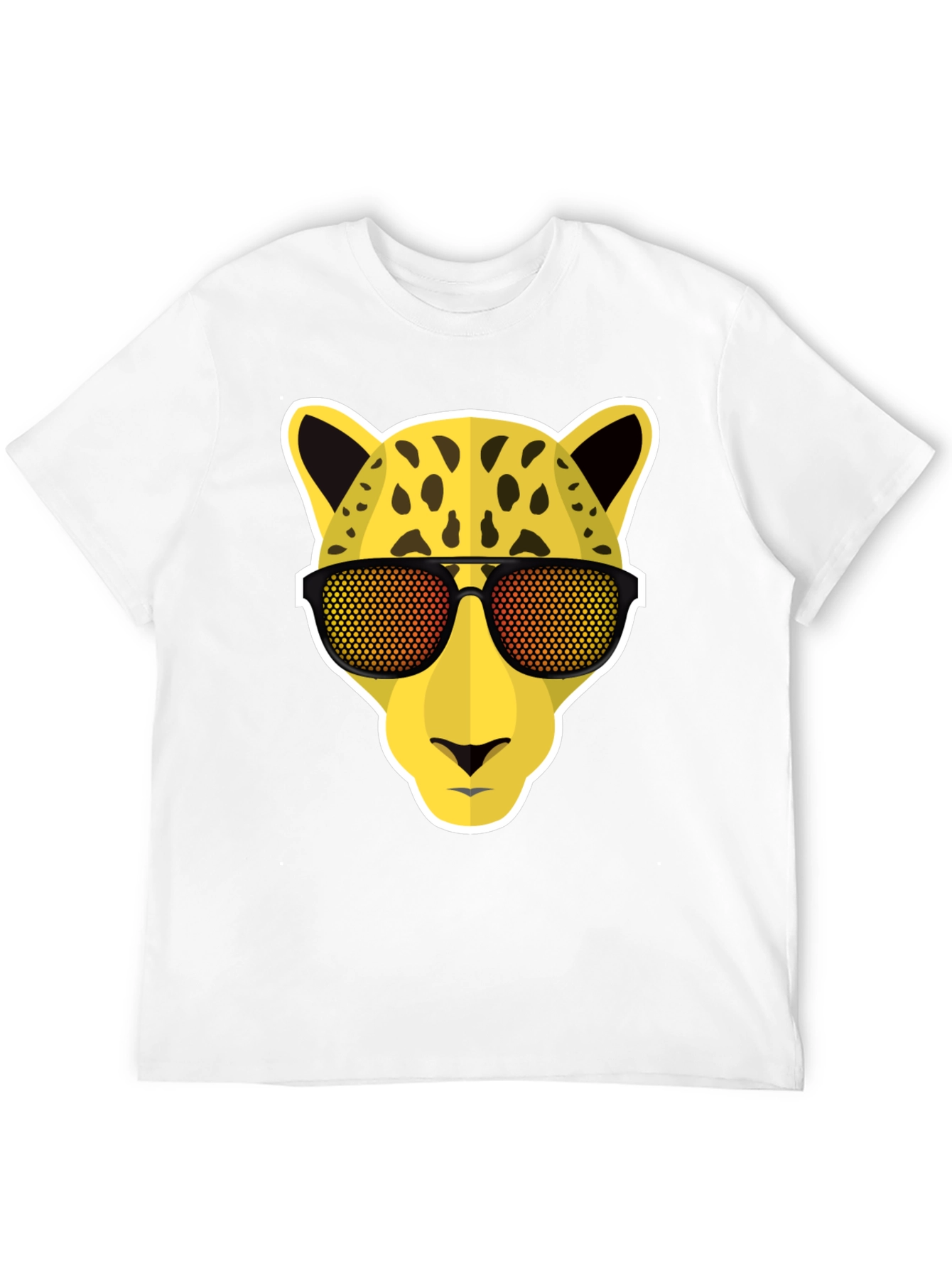 Cool Cheetah Tee: Fun Animal Graphic T-Shirt