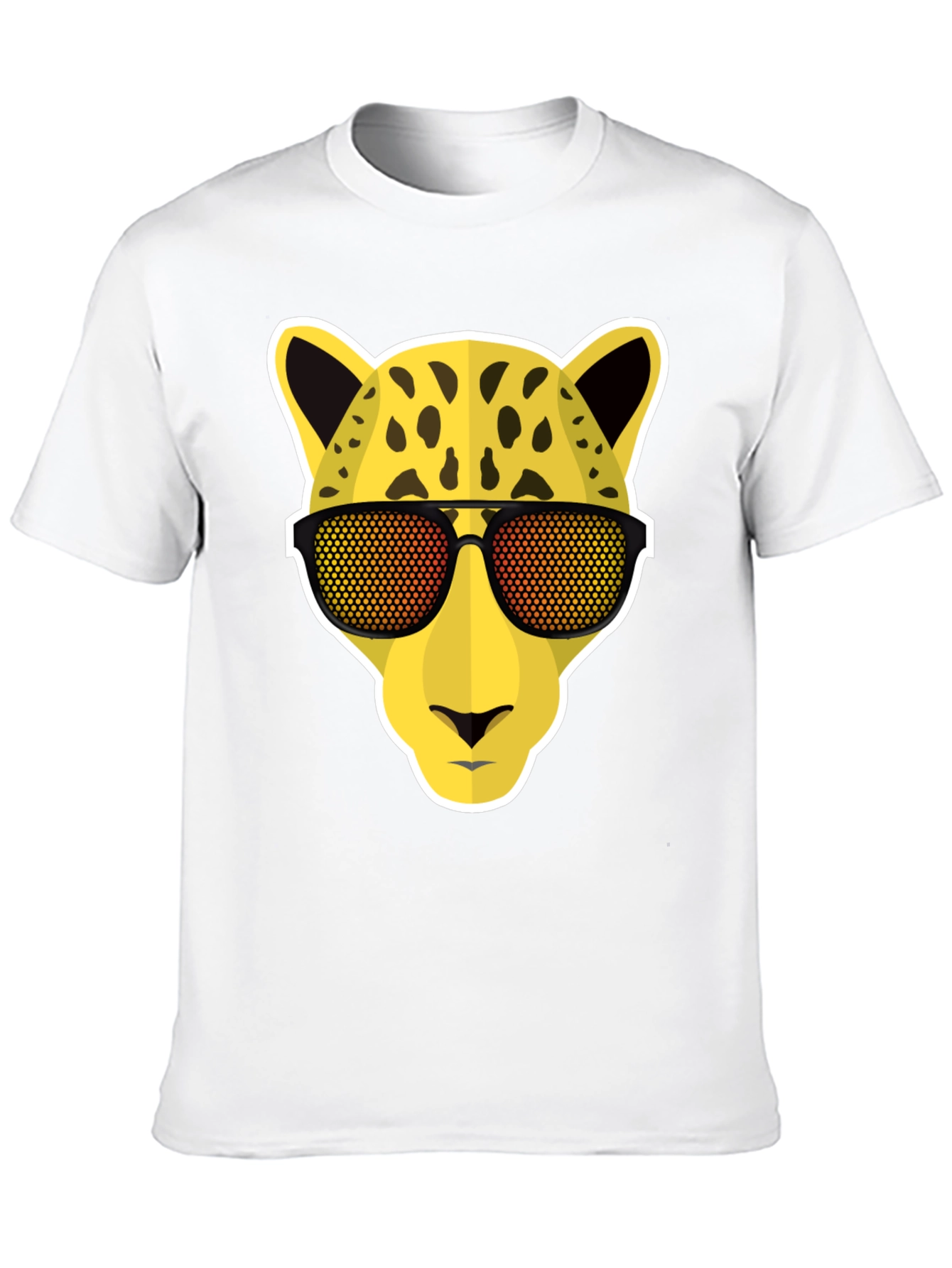 Cool Cheetah Tee: Fun Animal Graphic T-Shirt