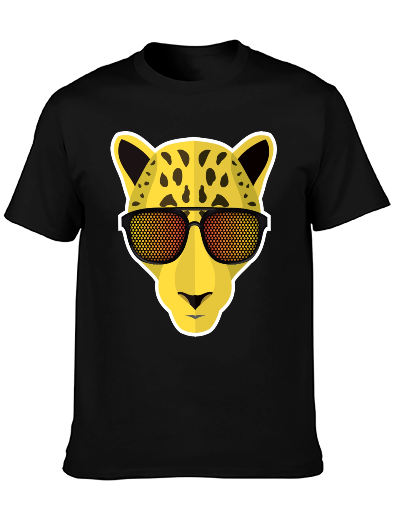 Cool Cheetah Tee: Fun Animal Graphic T-Shirt