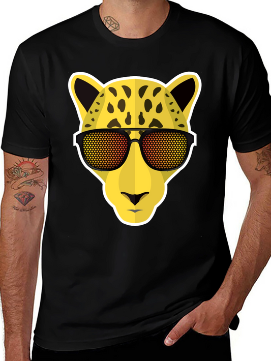 Cool Cheetah Tee: Fun Animal Graphic T-Shirt