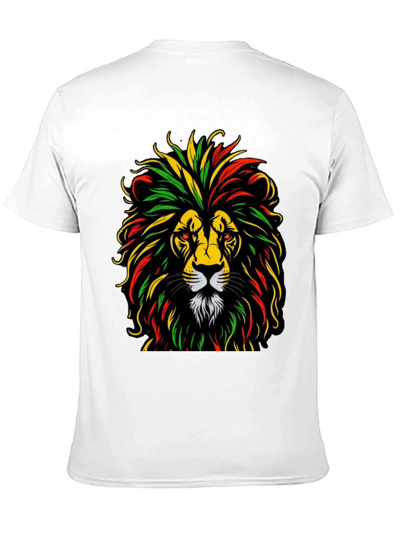 Rasta Lion Graphic Tee - Reggae Vibes
