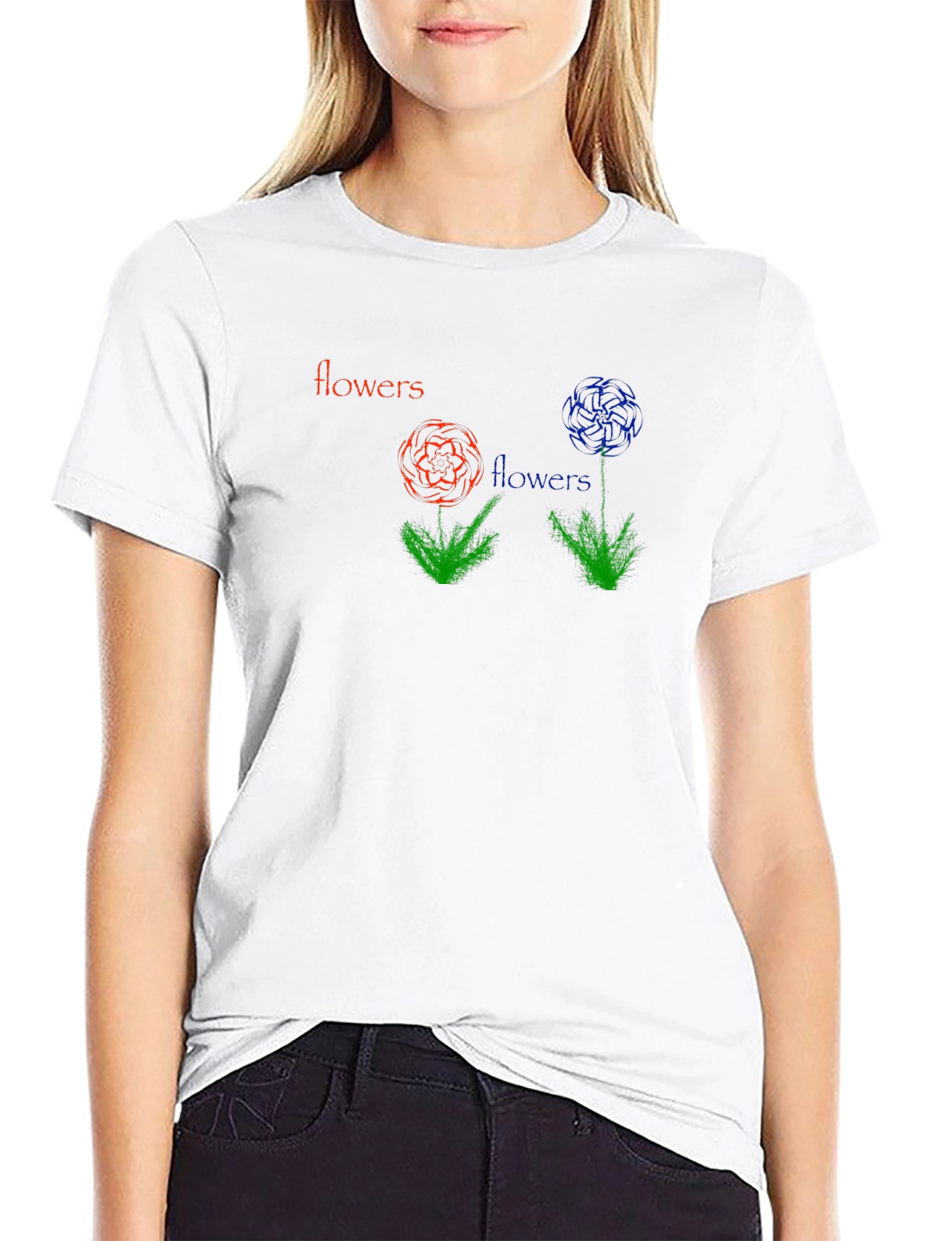 Floral Graphic Print T-Shirt - Stylish Casual Wear