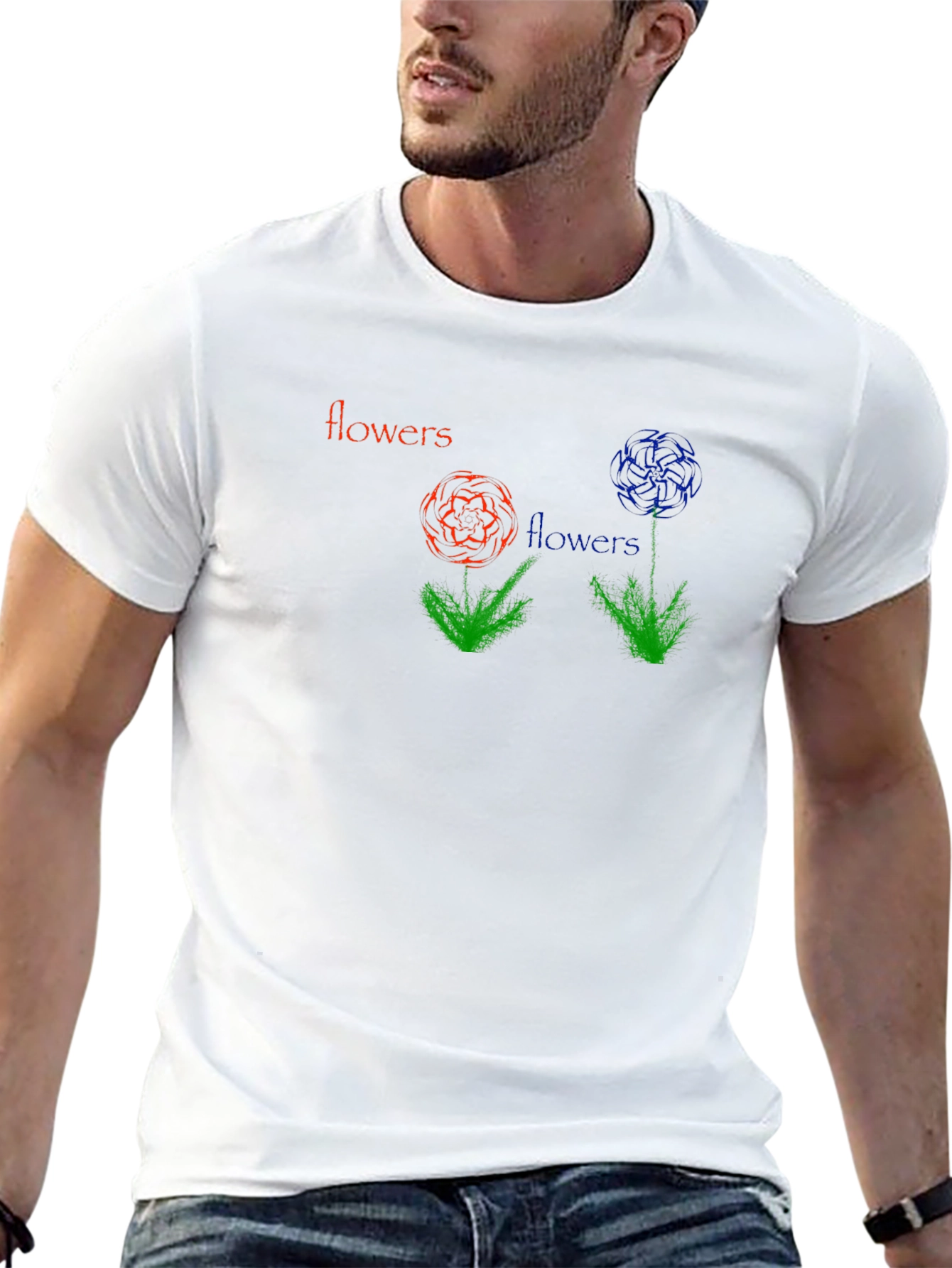 Floral Graphic Print T-Shirt - Stylish Casual Wear