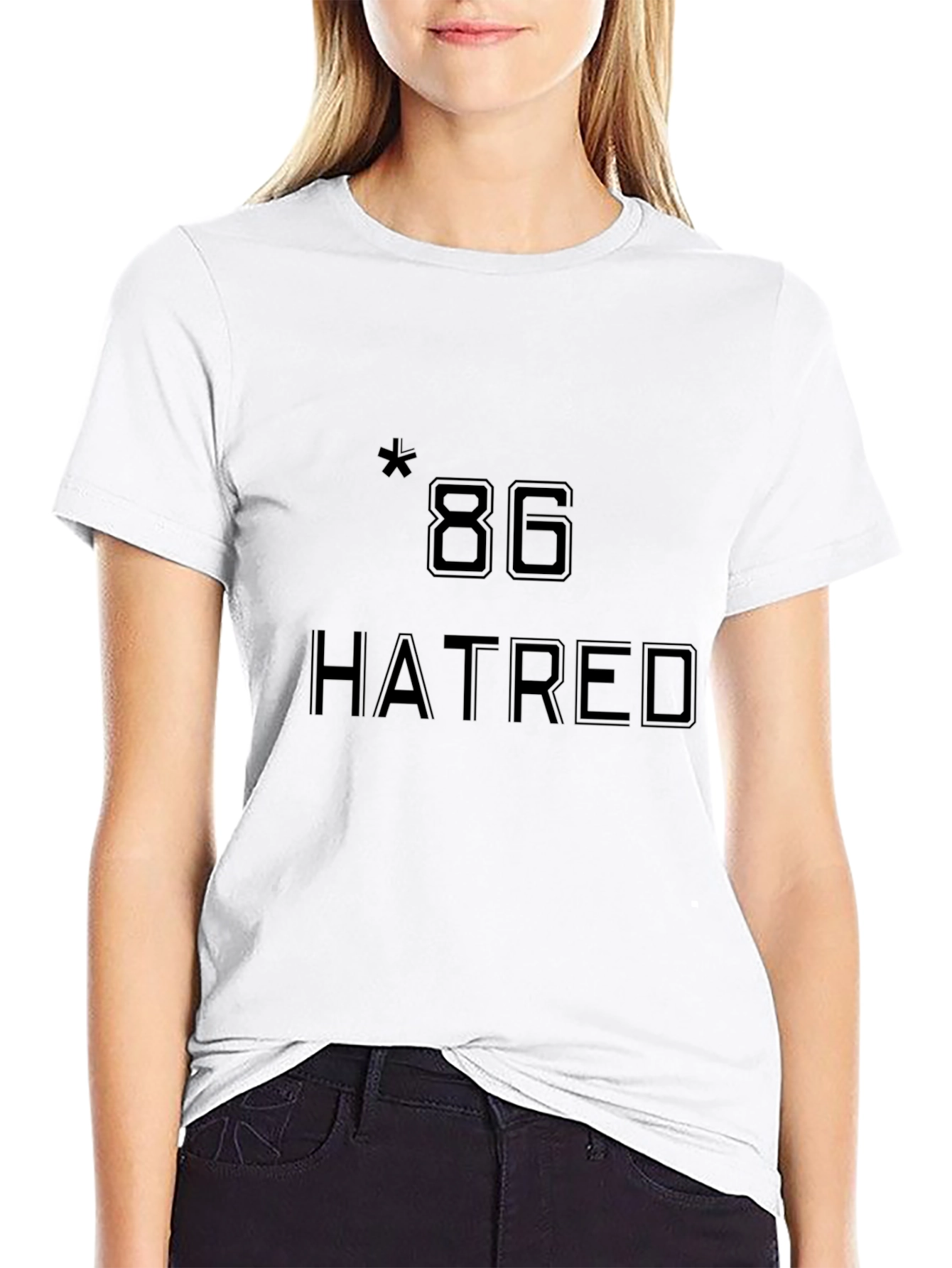 Hatred 86 Graphic T-Shirt - Edgy Black Tee