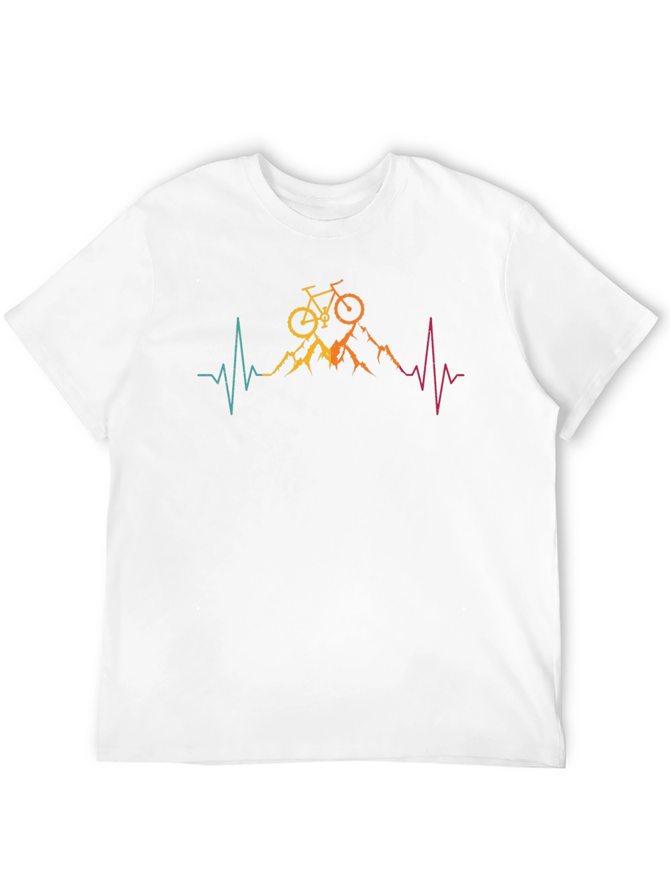 Mountain Bike Heartbeat Graphic Tee