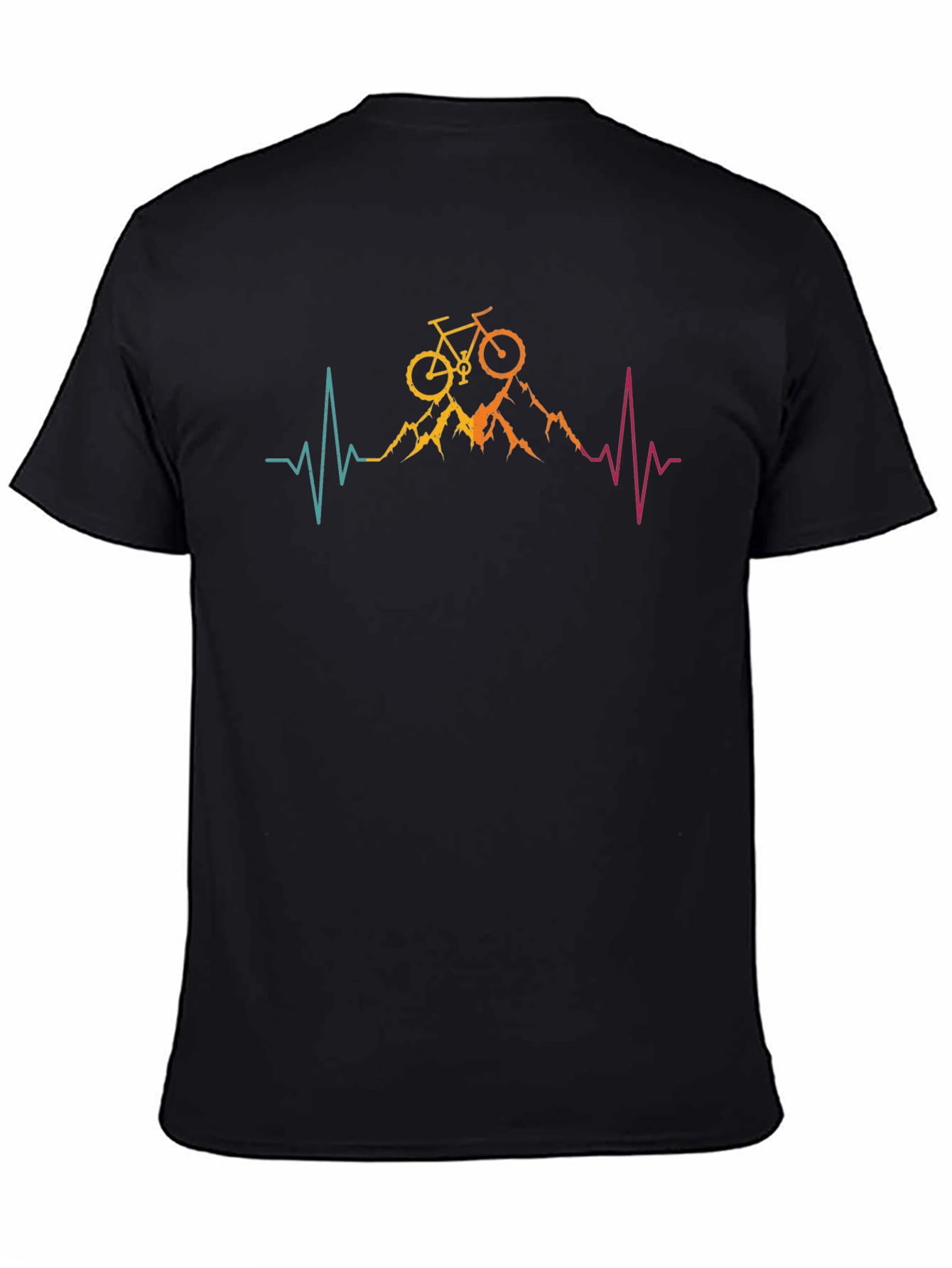 Mountain Bike Heartbeat Graphic Tee