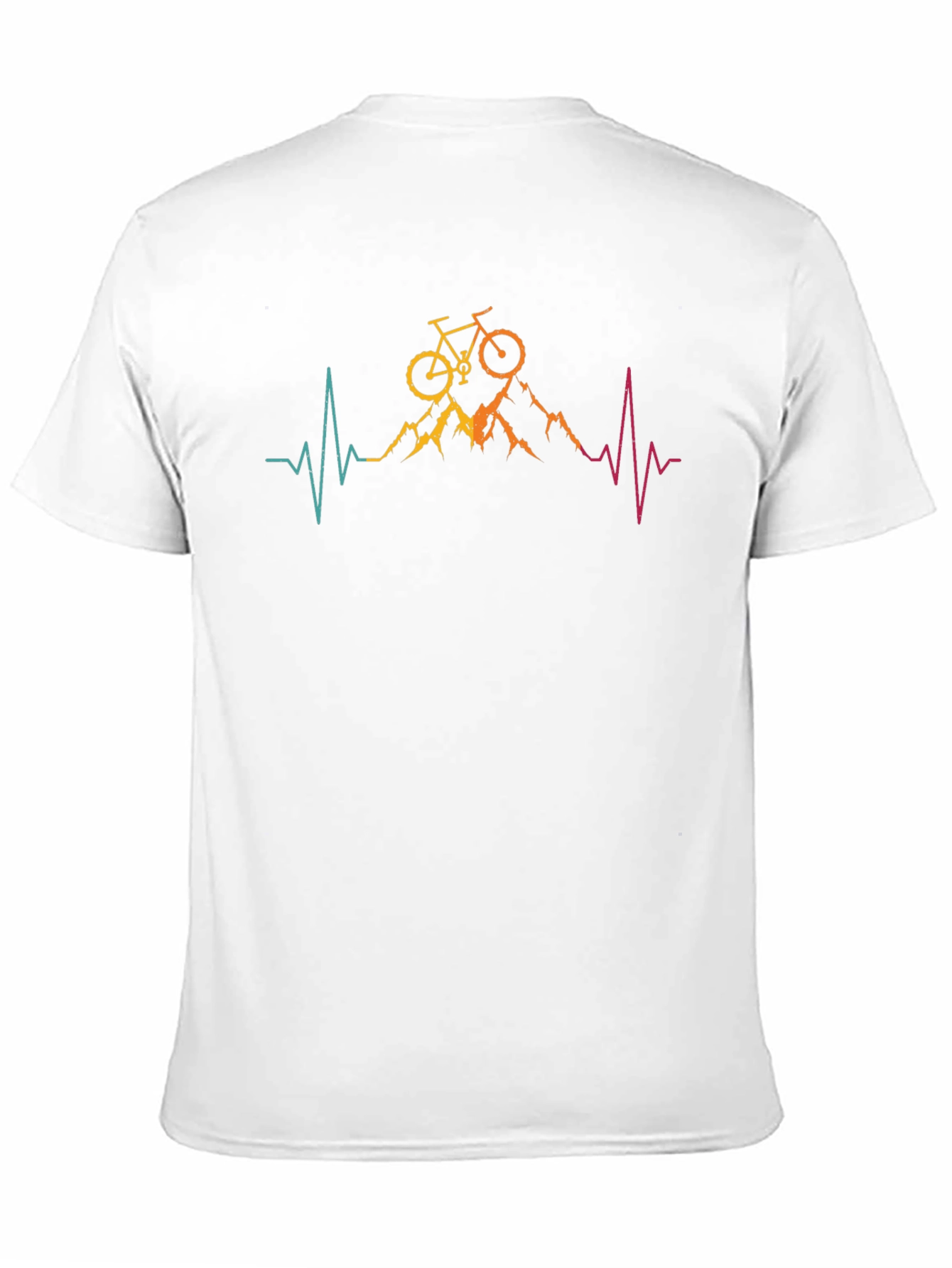 Mountain Bike Heartbeat Graphic Tee