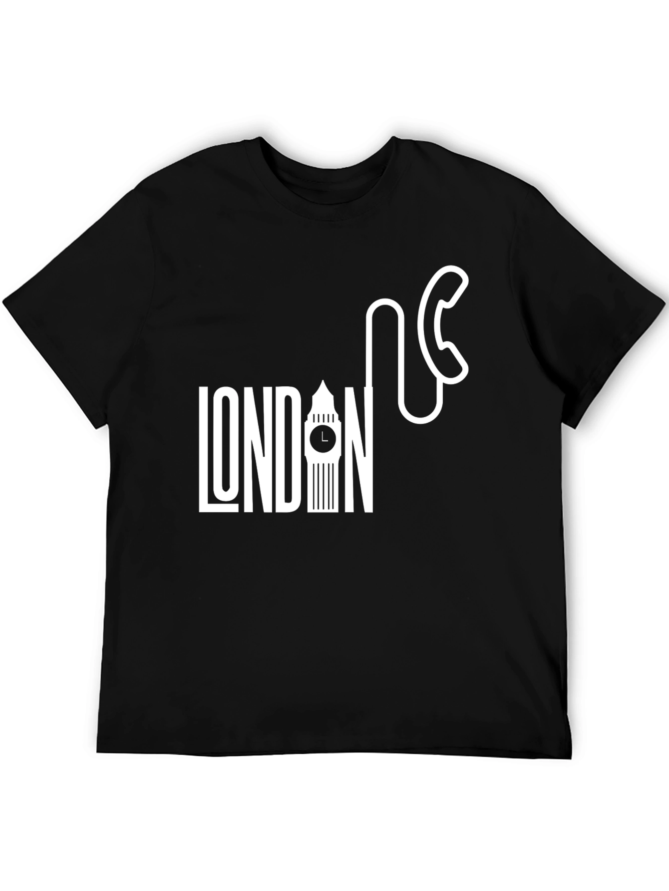 London Calling Graphic Tee - Black