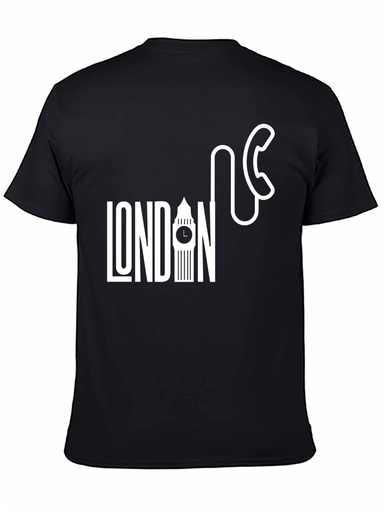London Calling Graphic Tee - Black