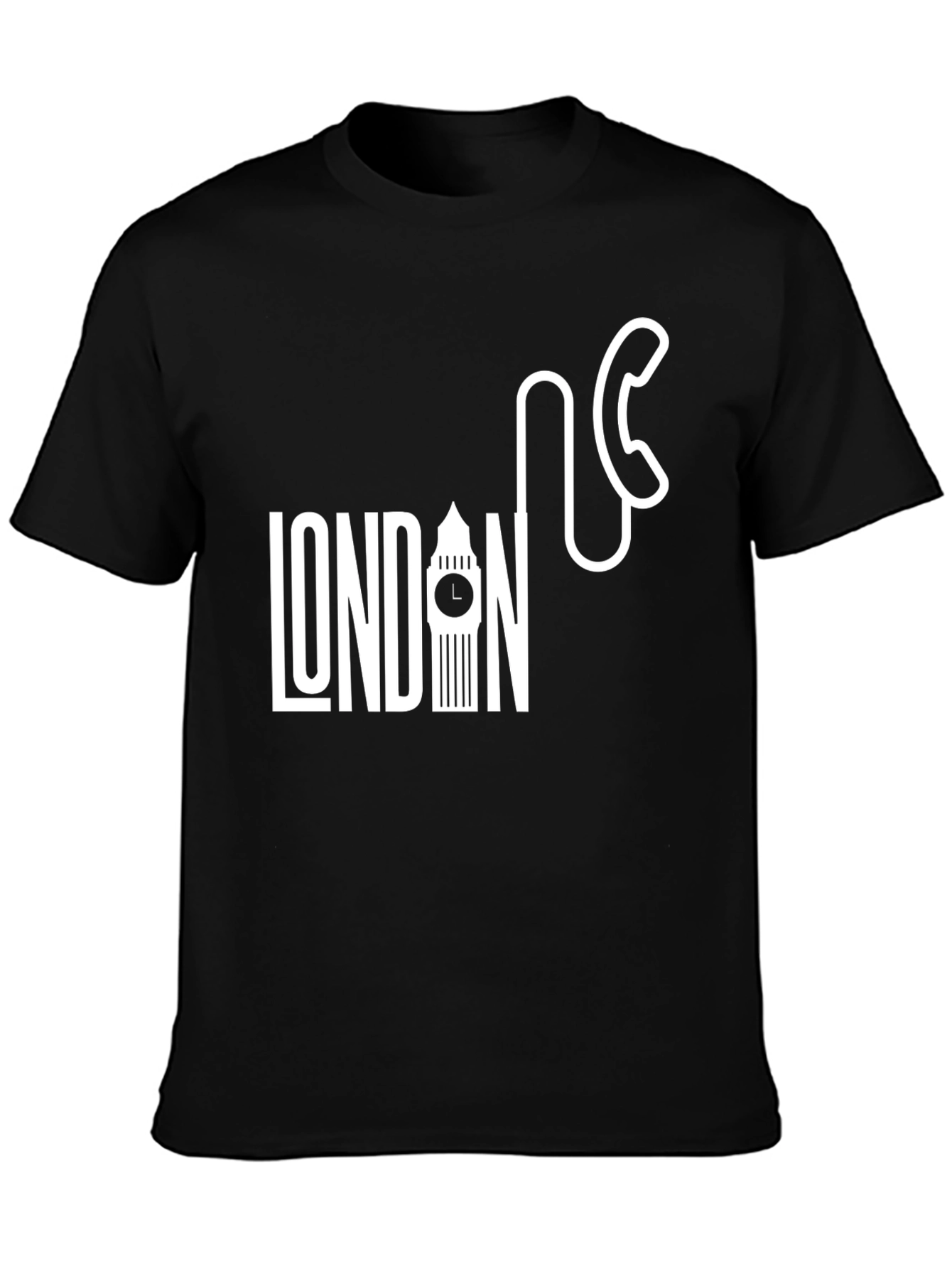 London Calling Graphic Tee - Black