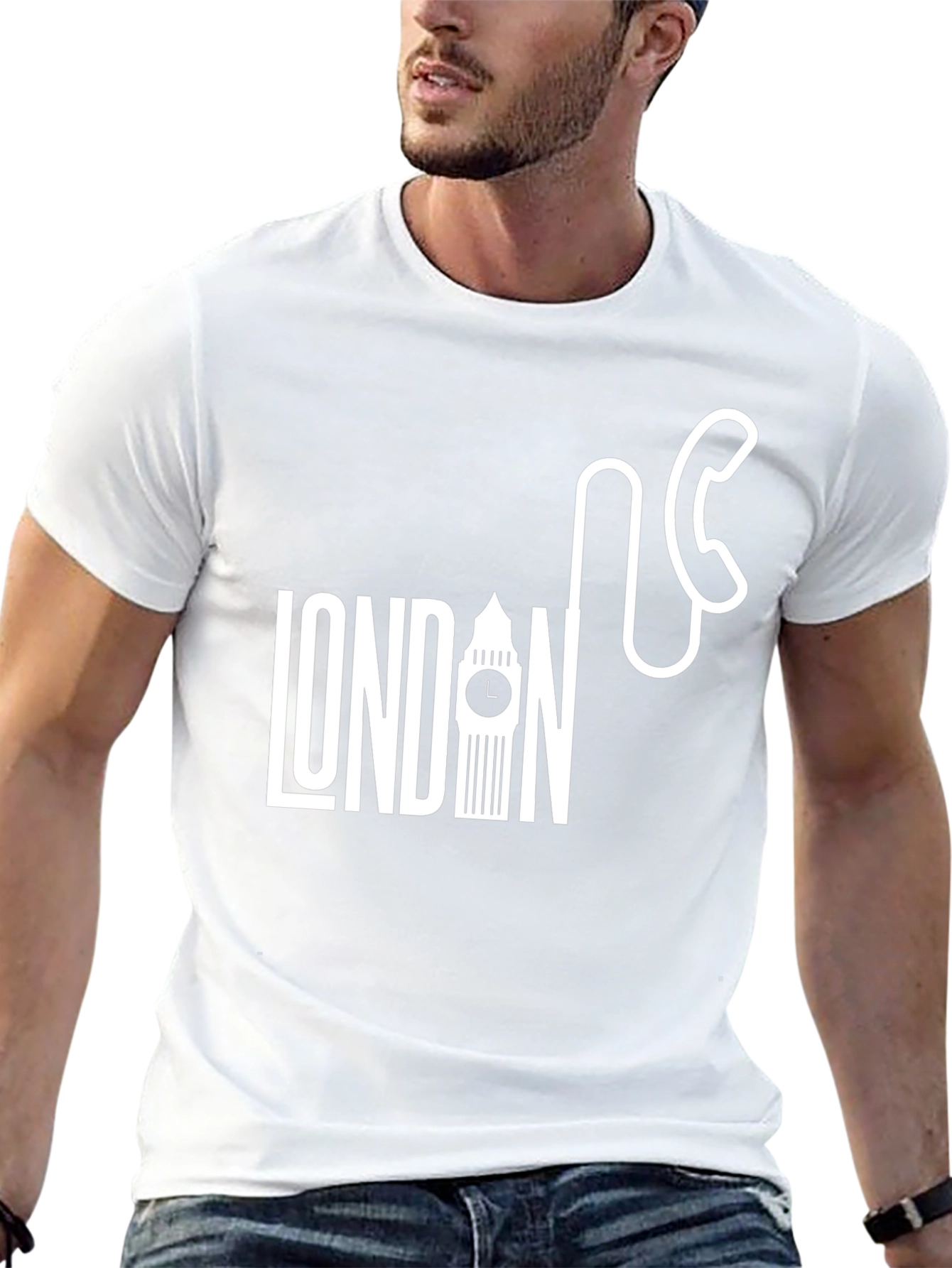 London Calling Graphic Tee - Black