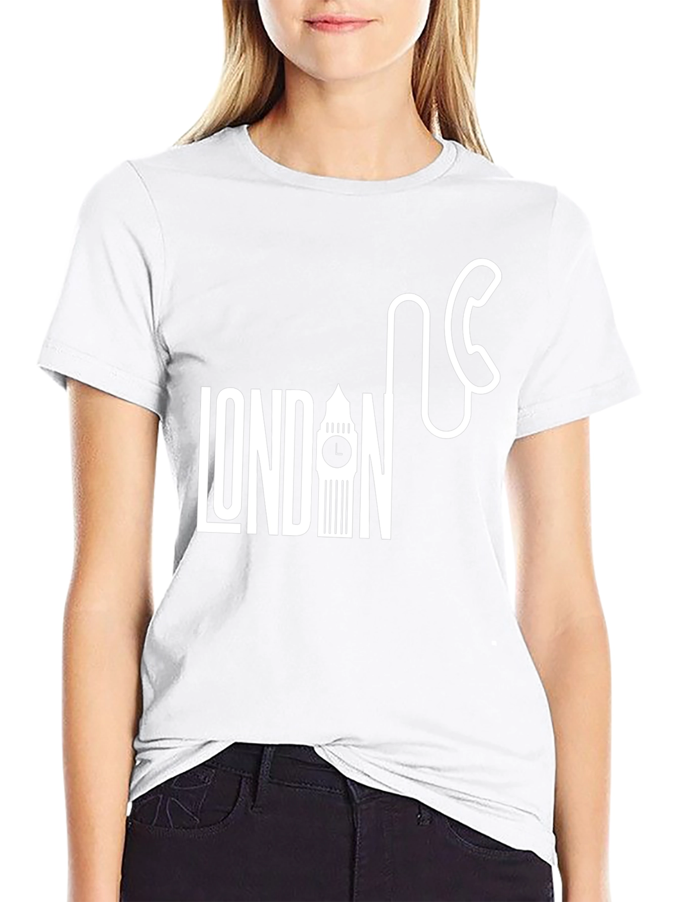 London Calling Graphic Tee - Black