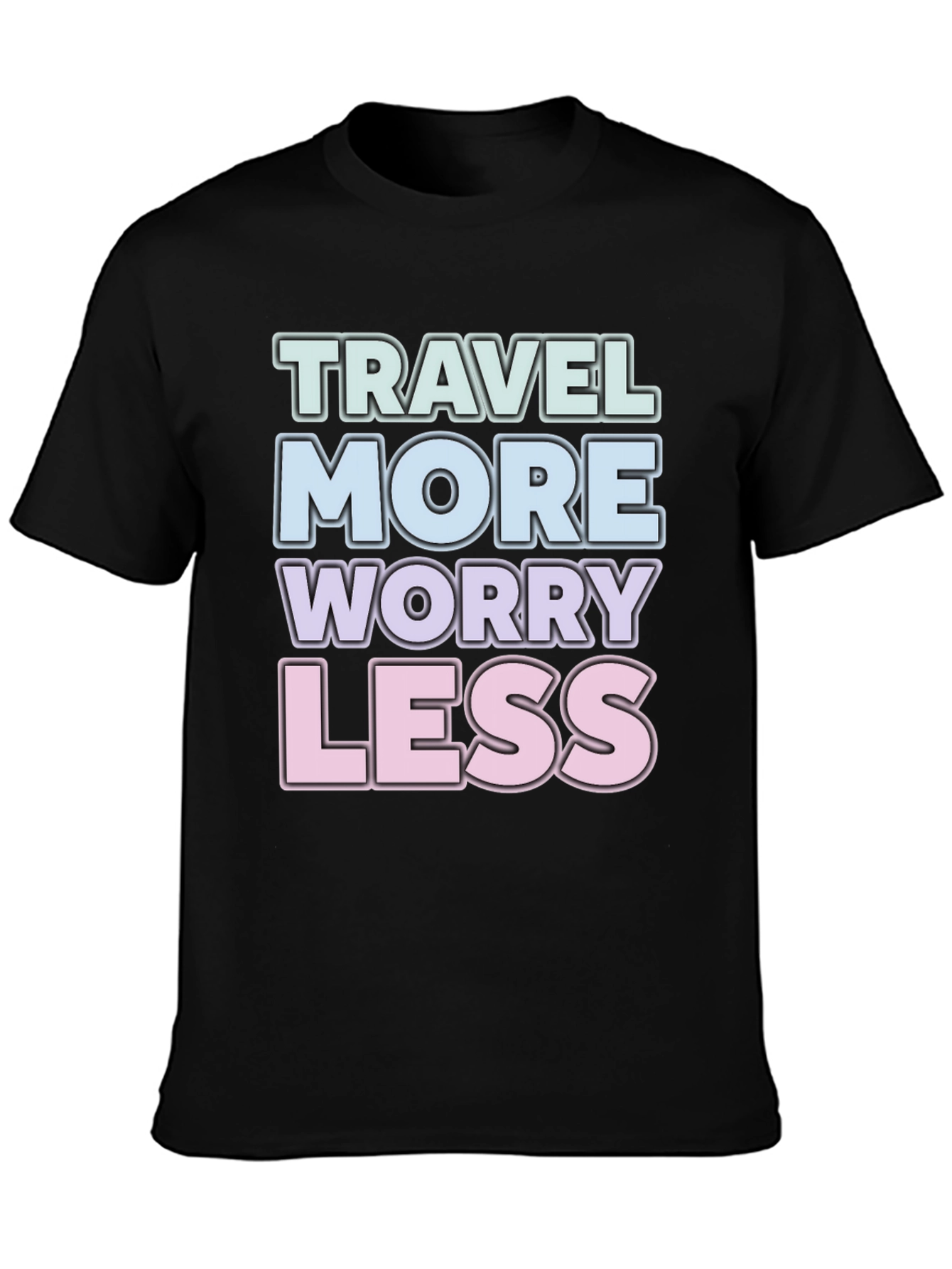 Travel More Worry Less Graphic Tee