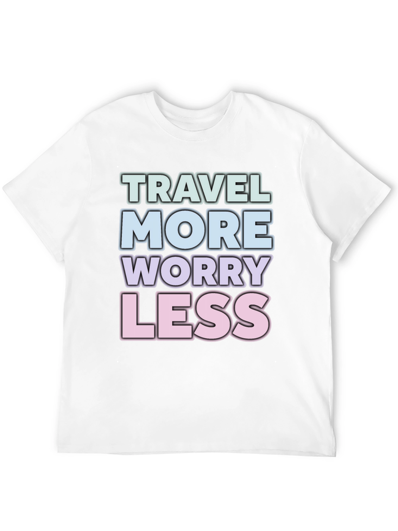 Travel More Worry Less Graphic Tee