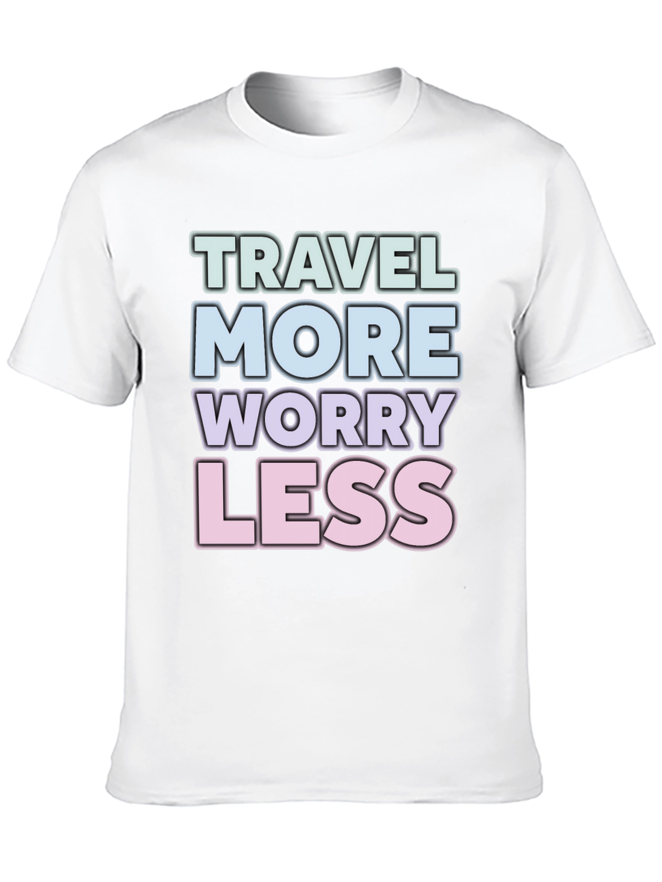 Travel More Worry Less Graphic Tee