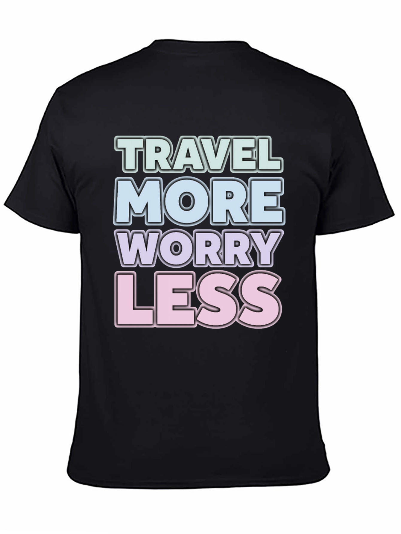 Travel More Worry Less Graphic Tee