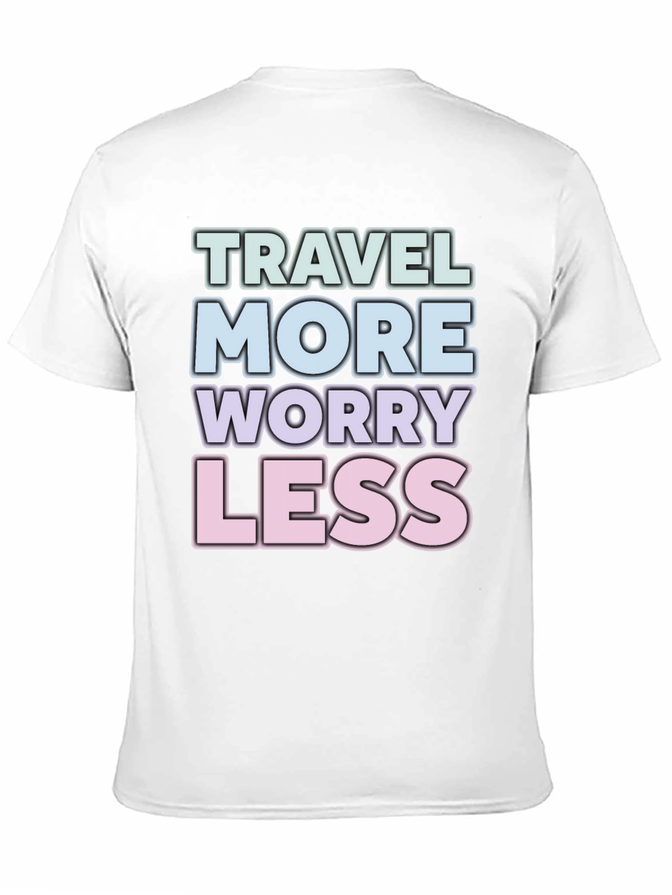 Travel More Worry Less Graphic Tee