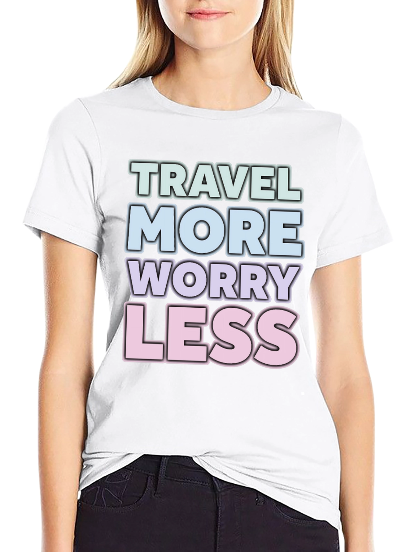 Travel More Worry Less Graphic Tee