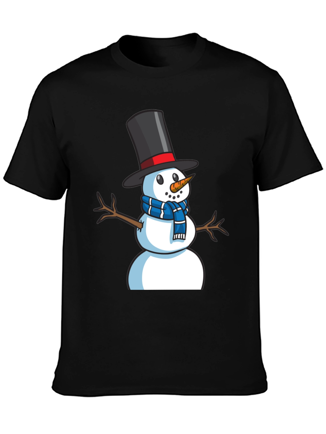 Snowman Graphic Tee - Holiday Festive Style