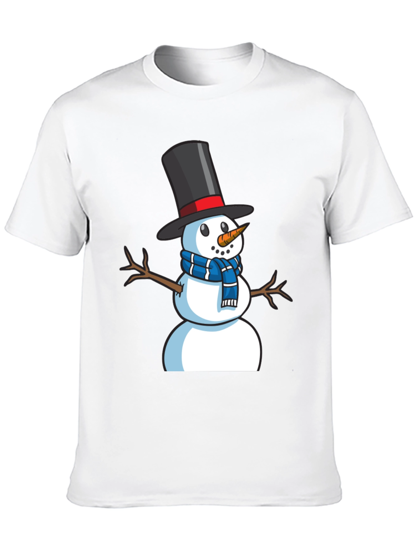 Snowman Graphic Tee - Holiday Festive Style