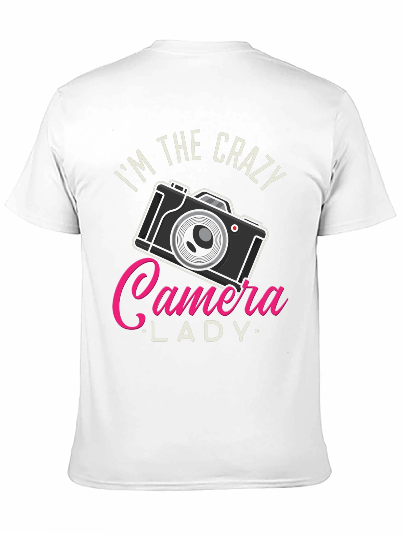 Crazy Camera Lady T-Shirt - Photographer Gift