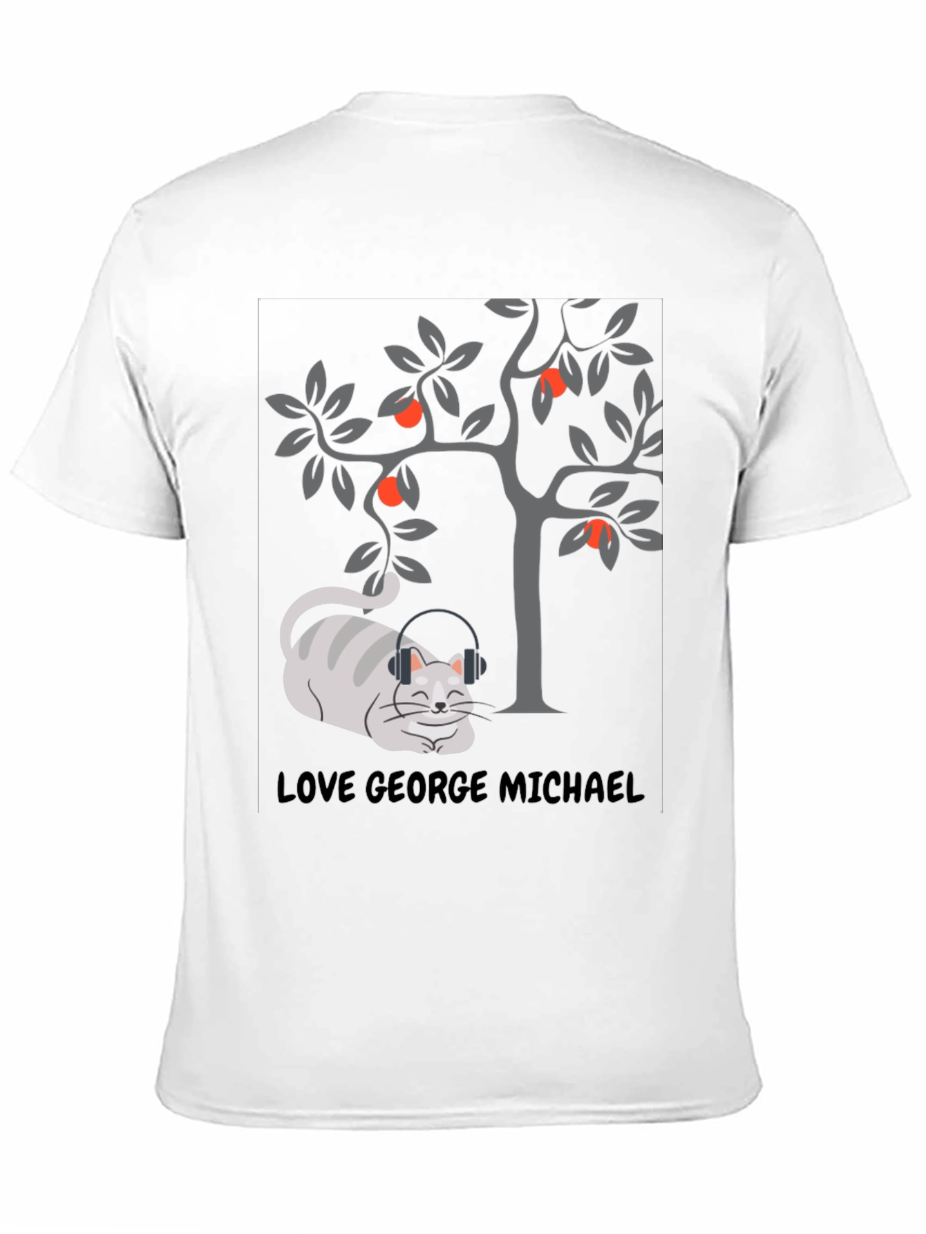 Love George Michael Cat T-Shirt